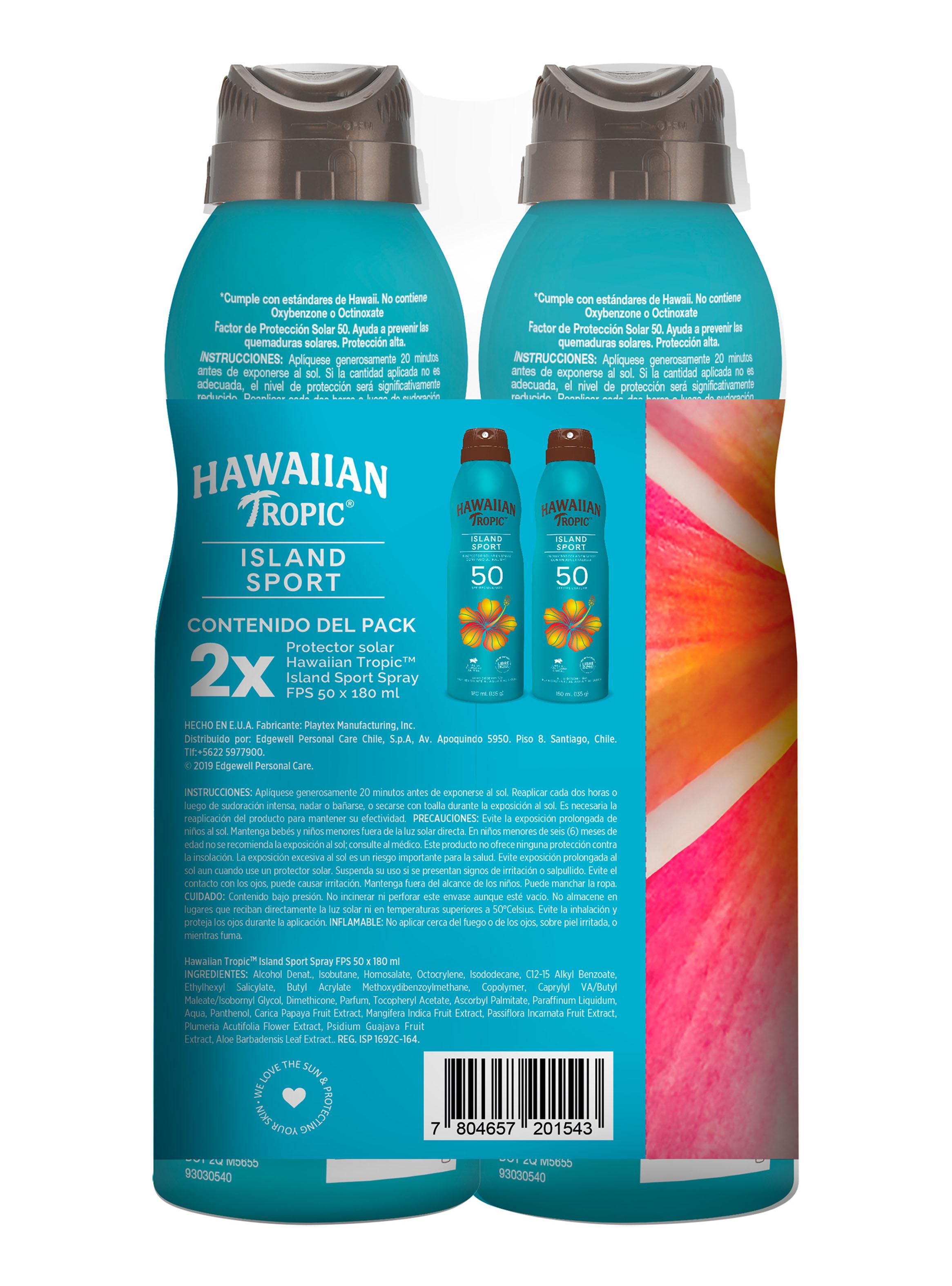 Set Protector Solar Spray Hawaiian Tropic Island Sport 360 ml-1