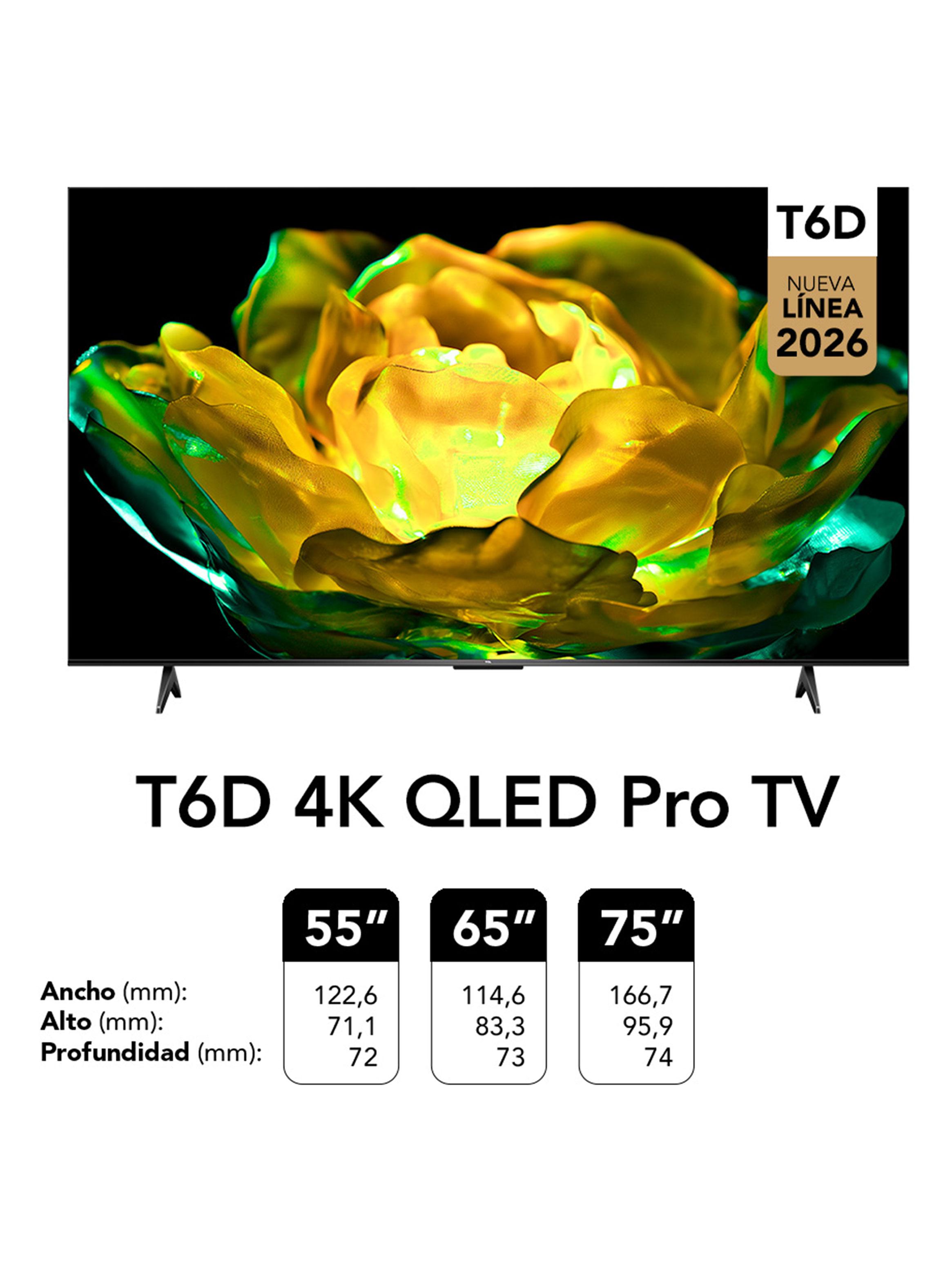 QLED Smart TV 75'' UHD 4K T6D-1
