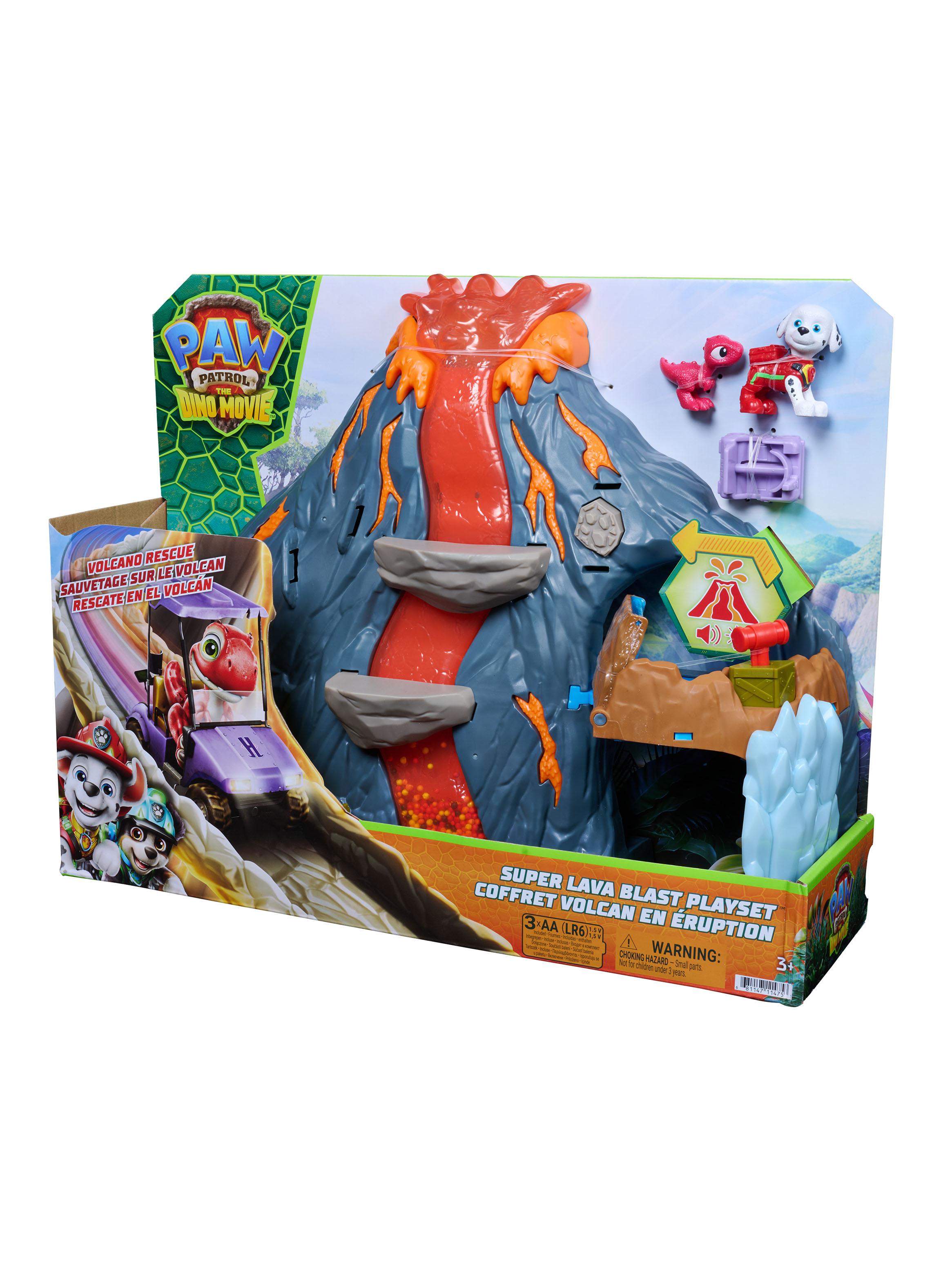 Set Figura de Acción Volcán Súper Lava Explosiva Dino Movie-3
