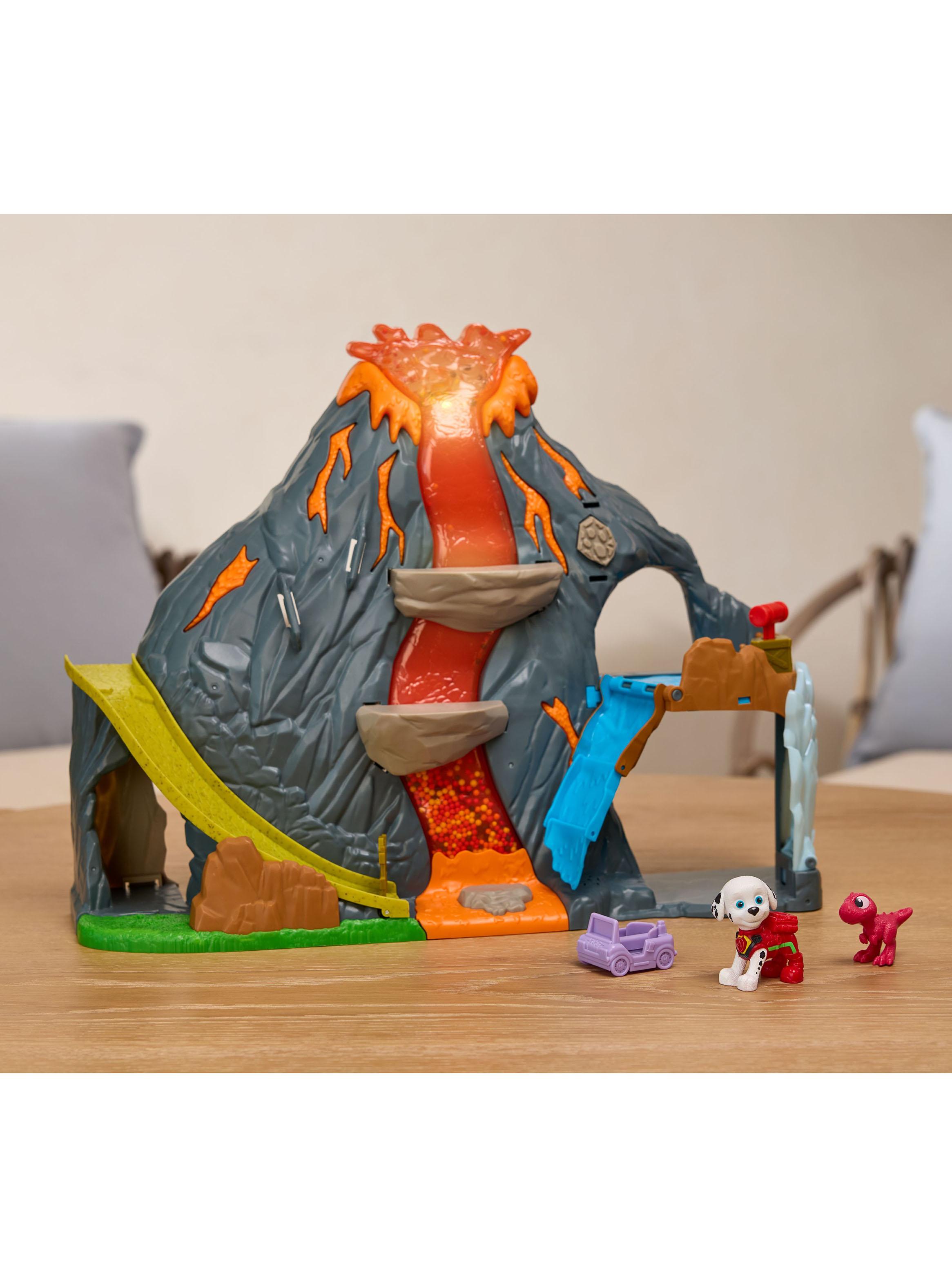 Set Figura de Acción Volcán Súper Lava Explosiva Dino Movie-2