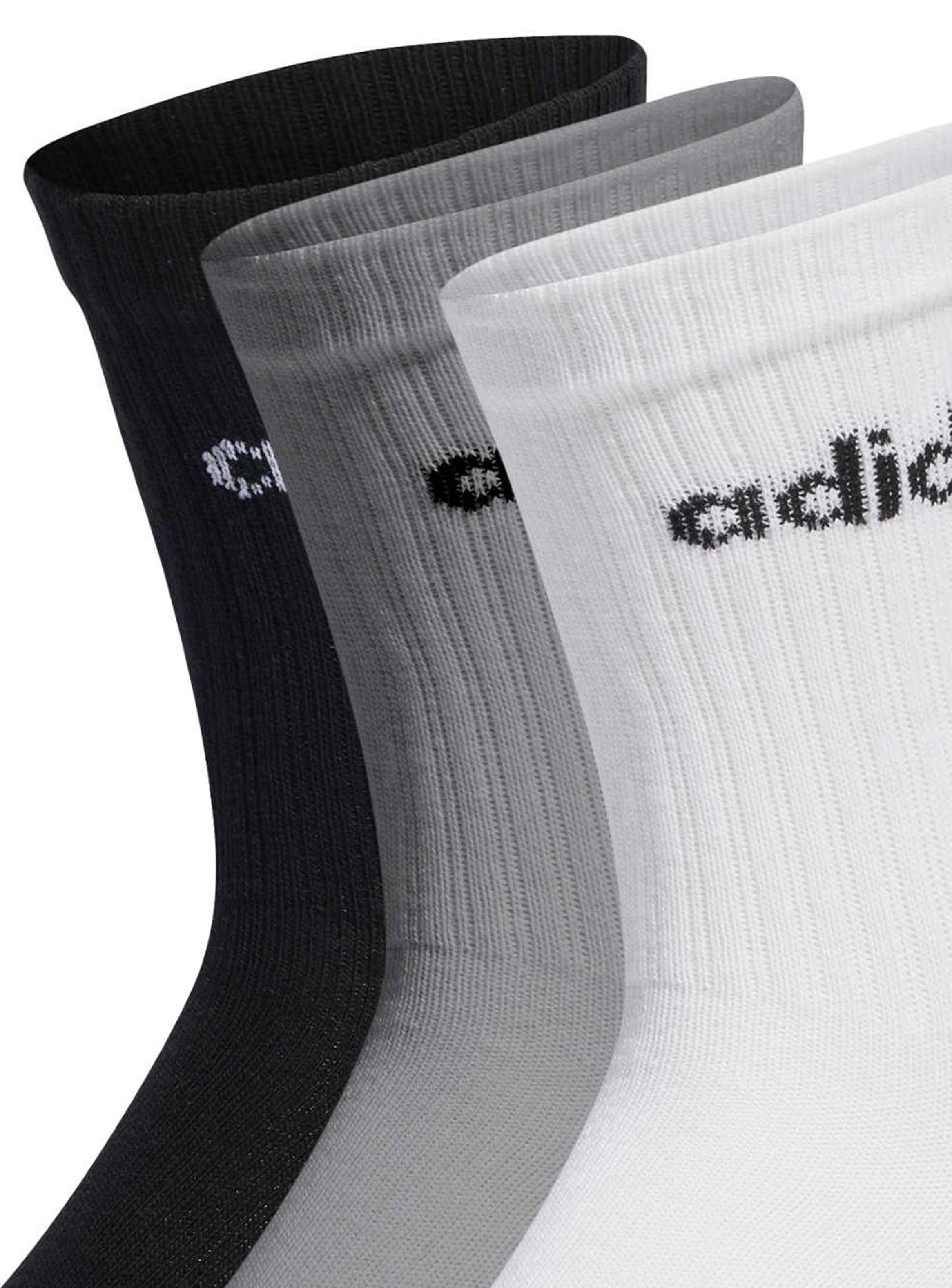 Calcetín Acolchados Linear Crew 3 Pares-1