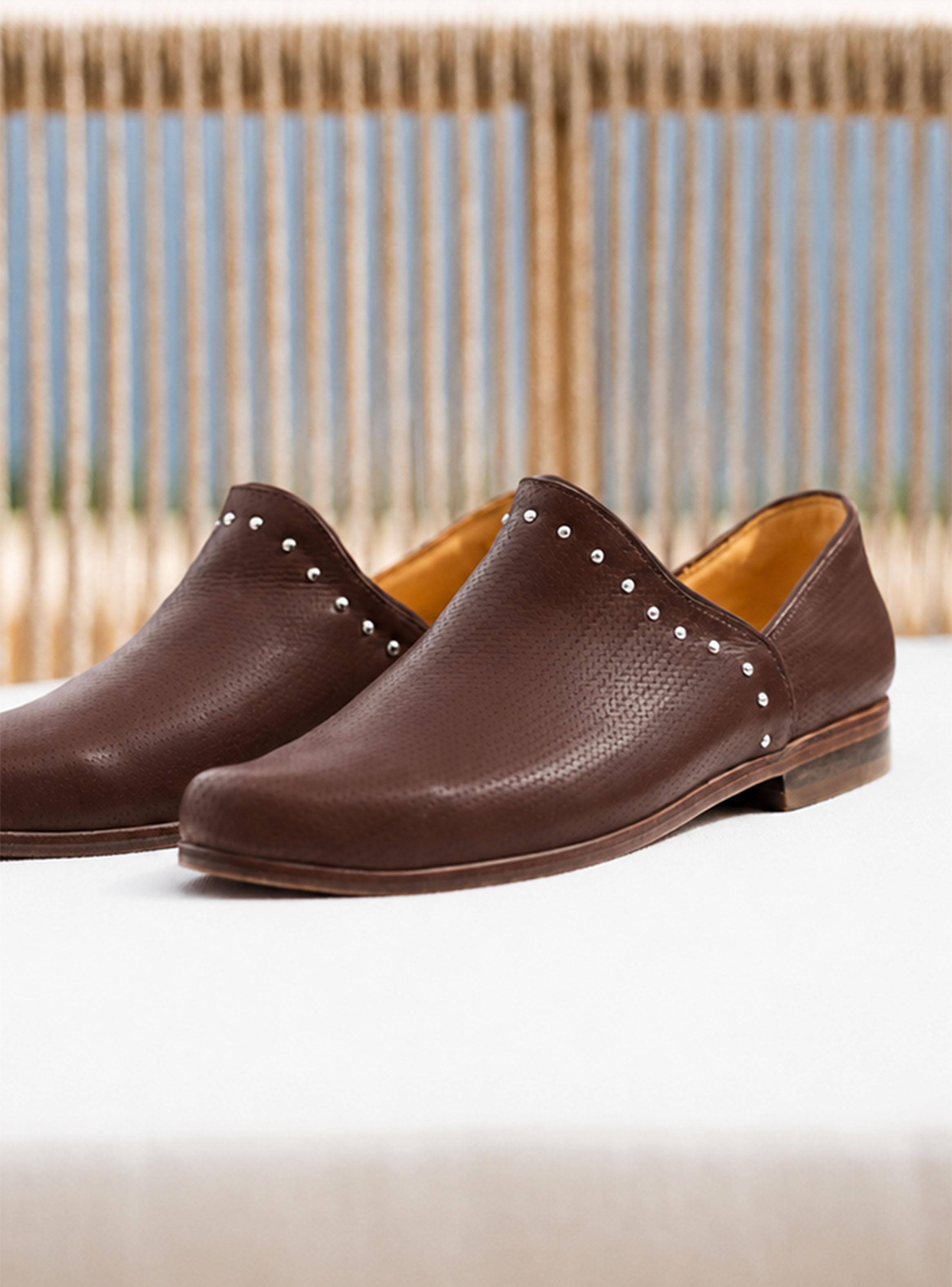 Zapato Casual Cuero Galena Signature Moro Mujer-3