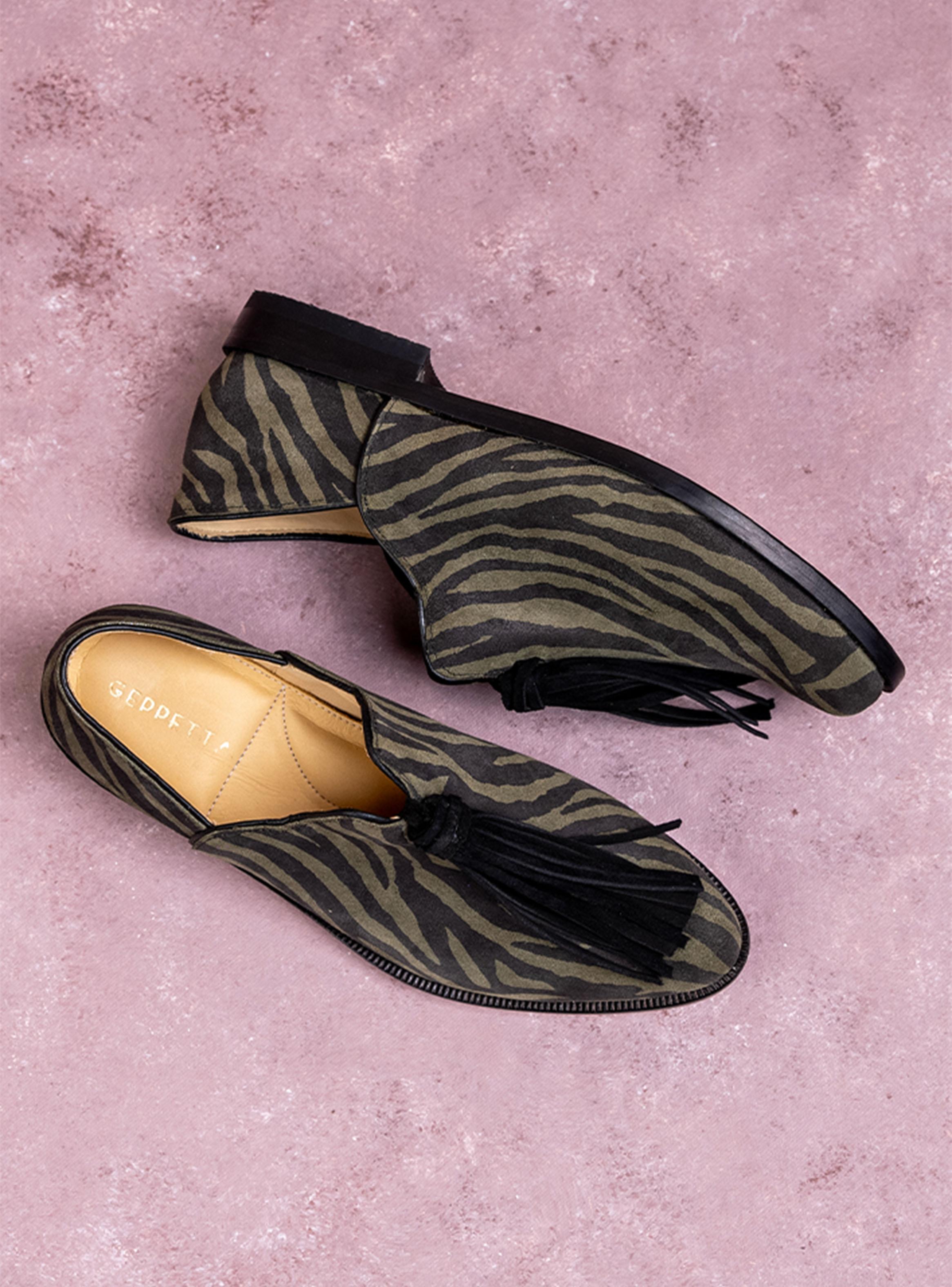 Zapato Casual Cuero Maida Cebra Mujer-3
