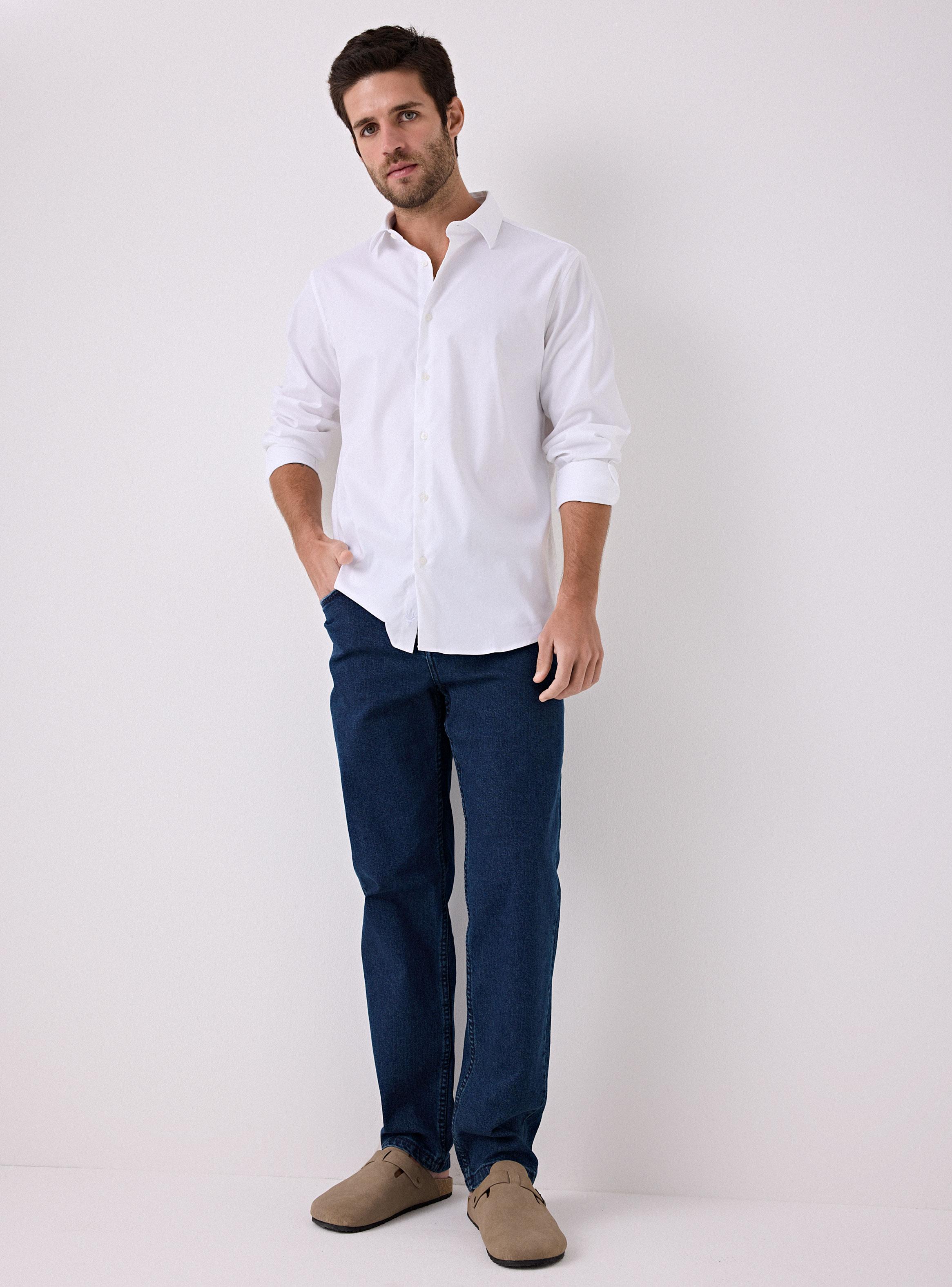 Camisa Non Iron Manga Larga Coolmax-4