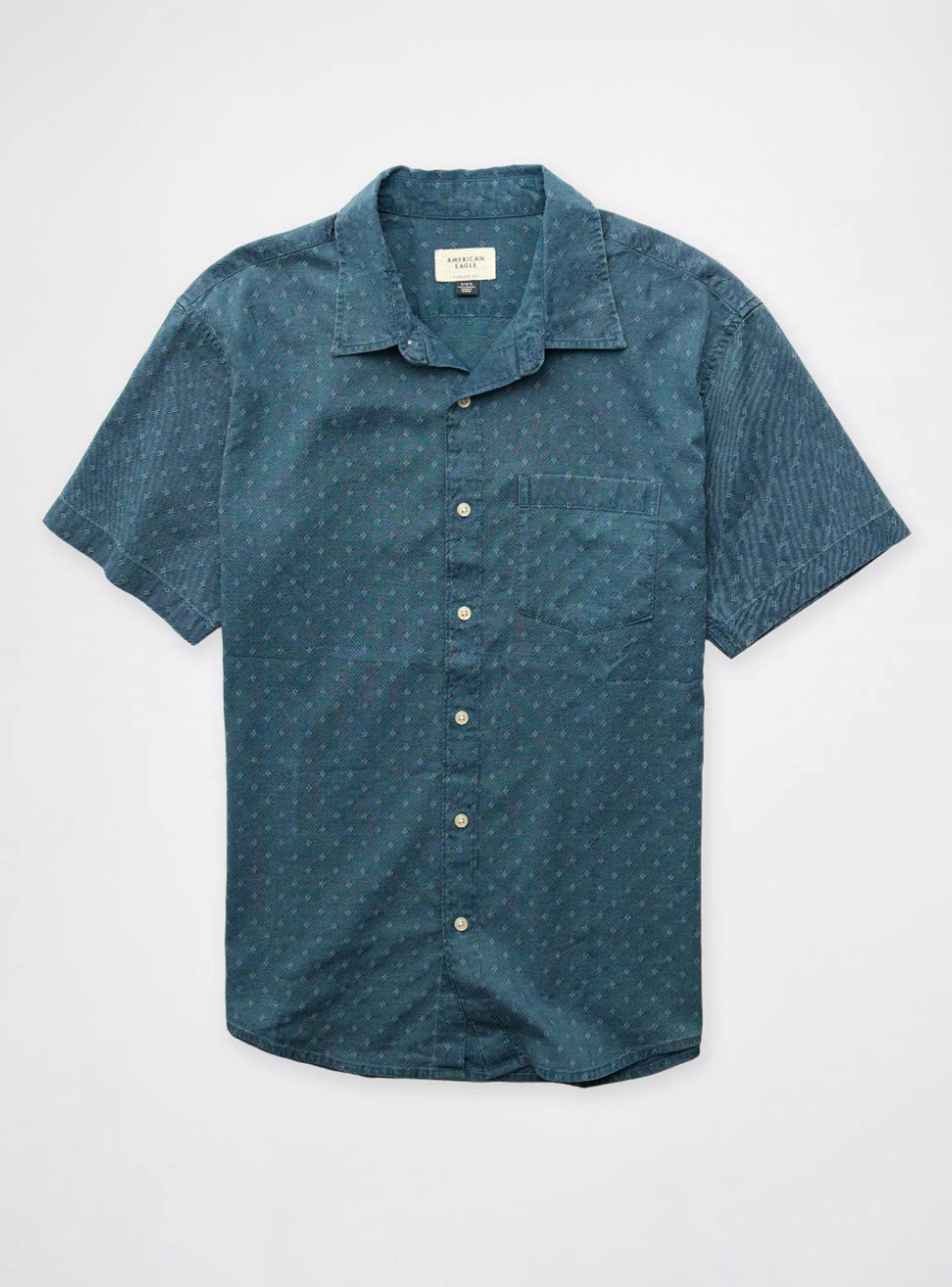 Camisa AE Manga Corta Jeans-2