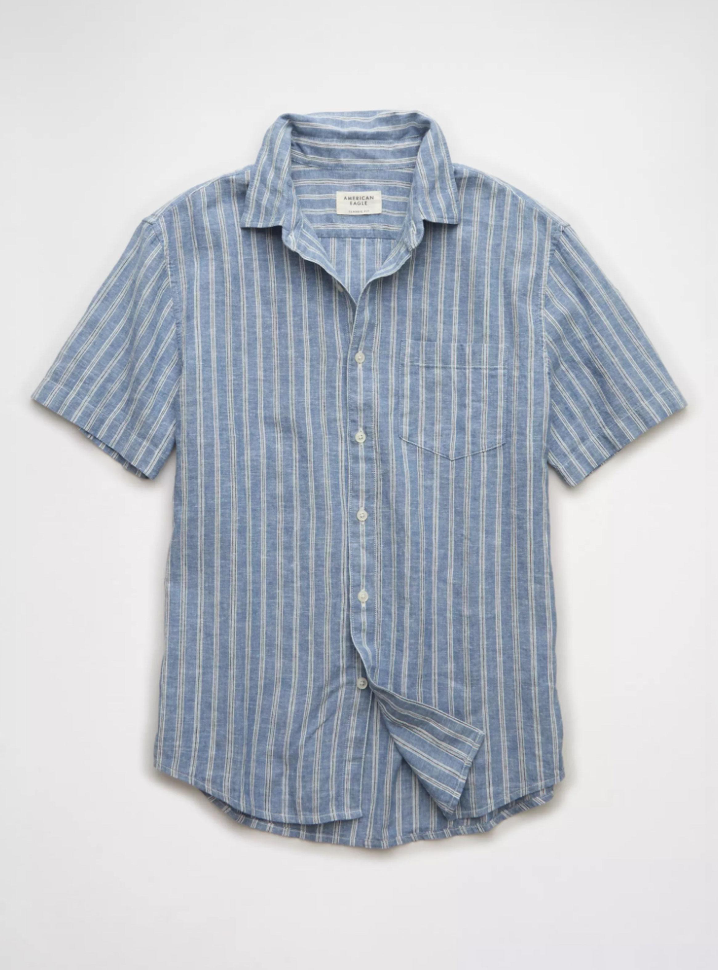 Camisa AE Manga Corta Lino-3