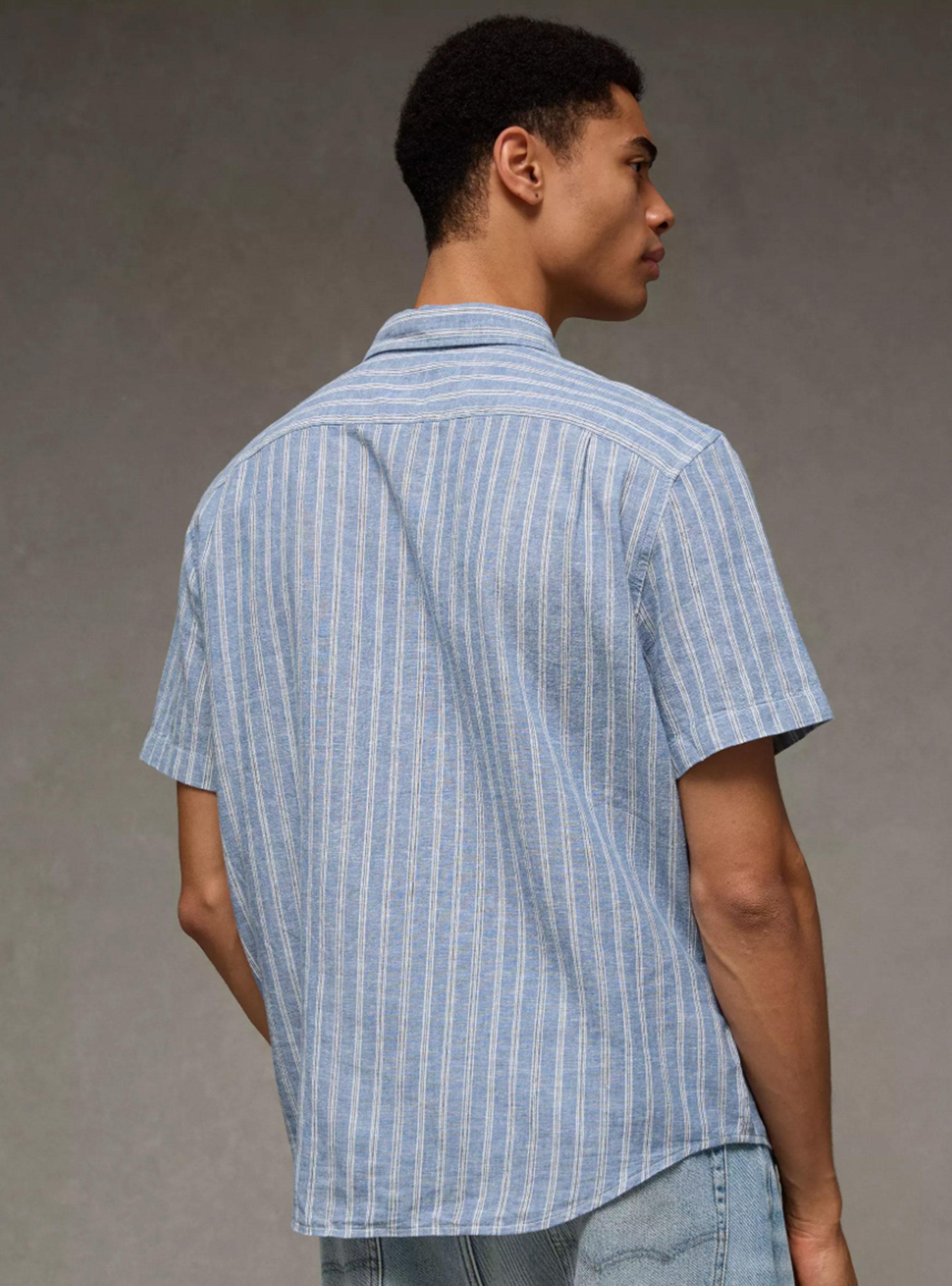 Camisa AE Manga Corta Lino-1