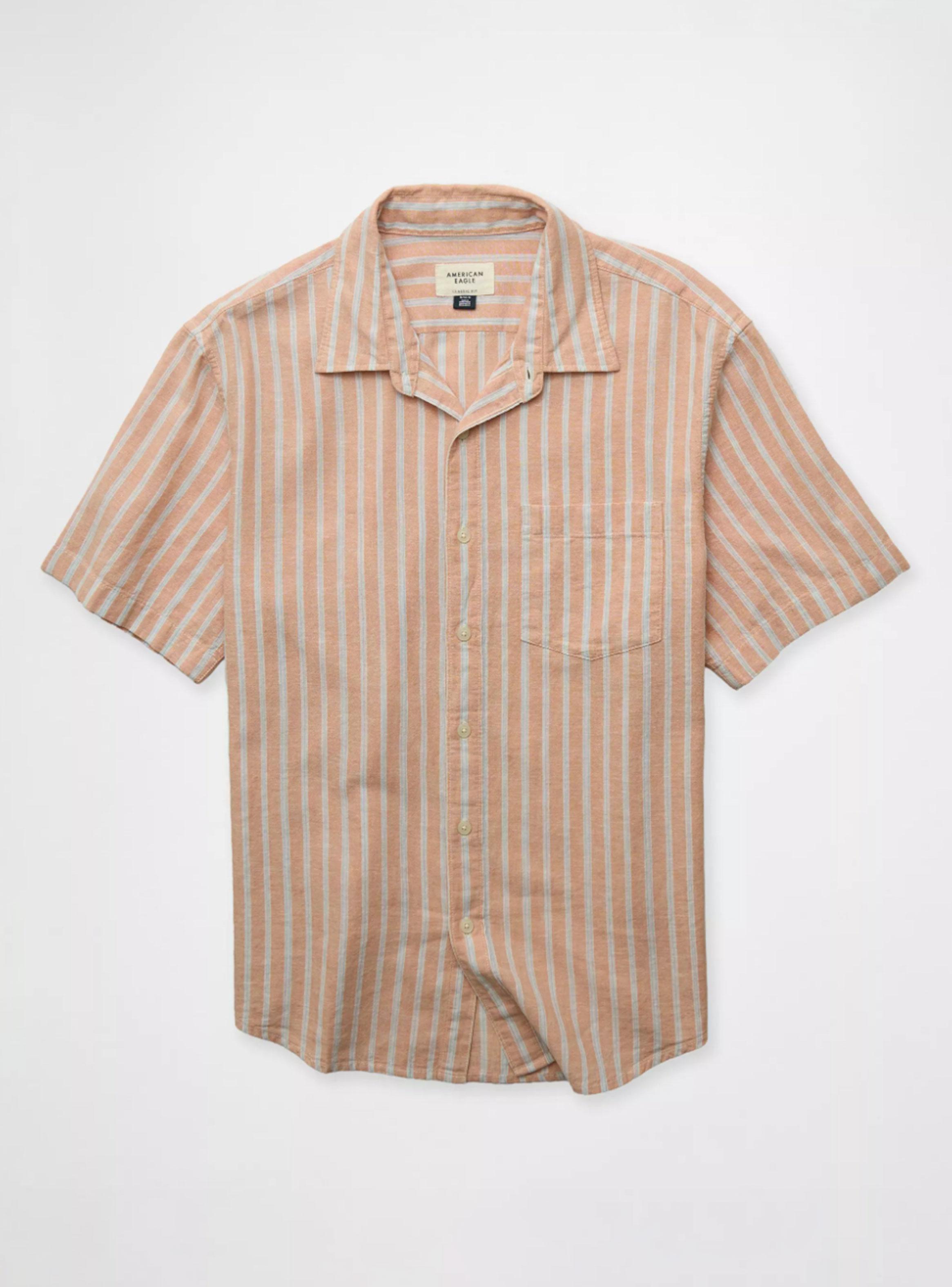 Camisa AE Manga Corta Lino-0
