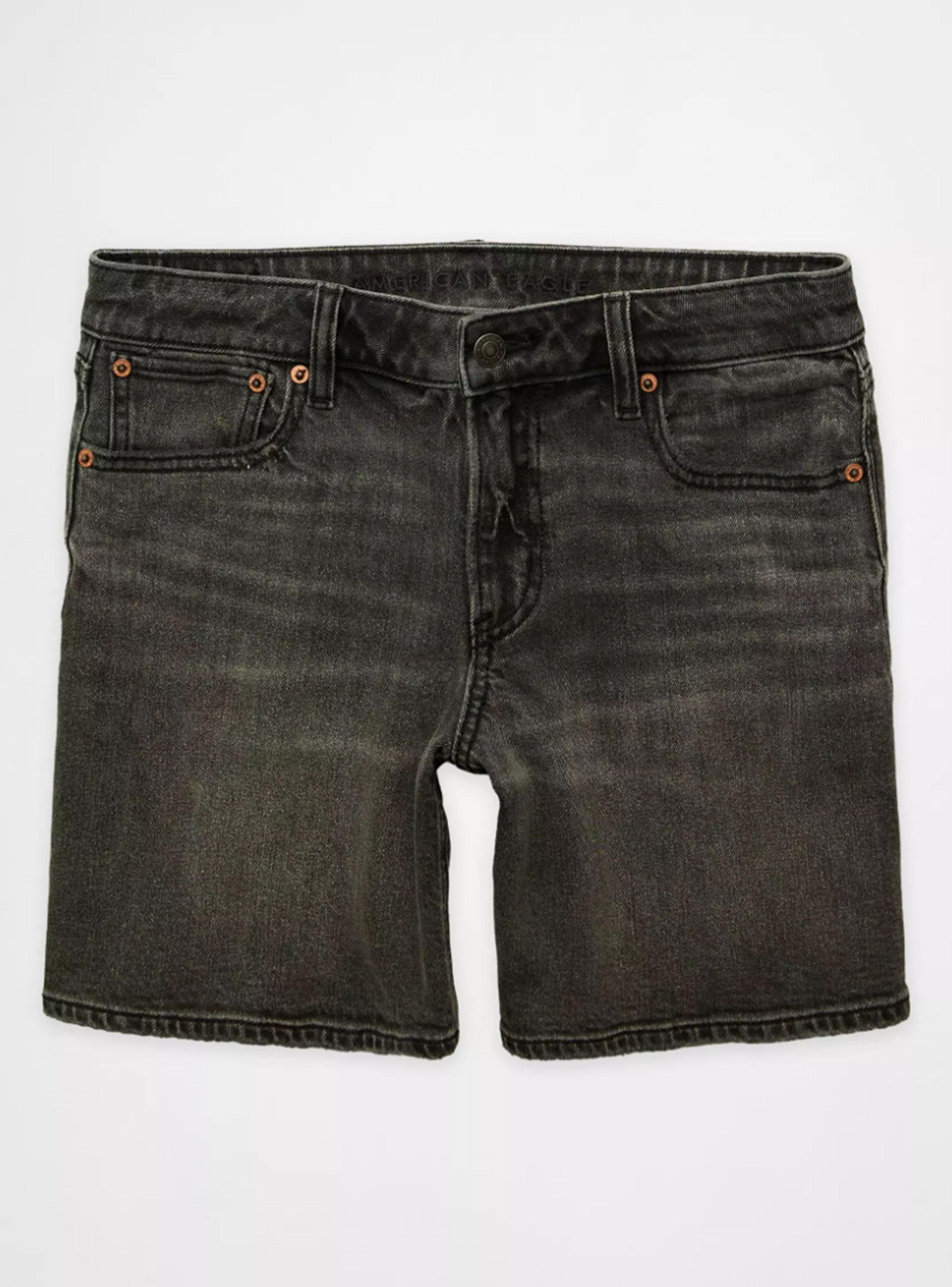 Short Ae Largo Jeans Tiro Bajo-2