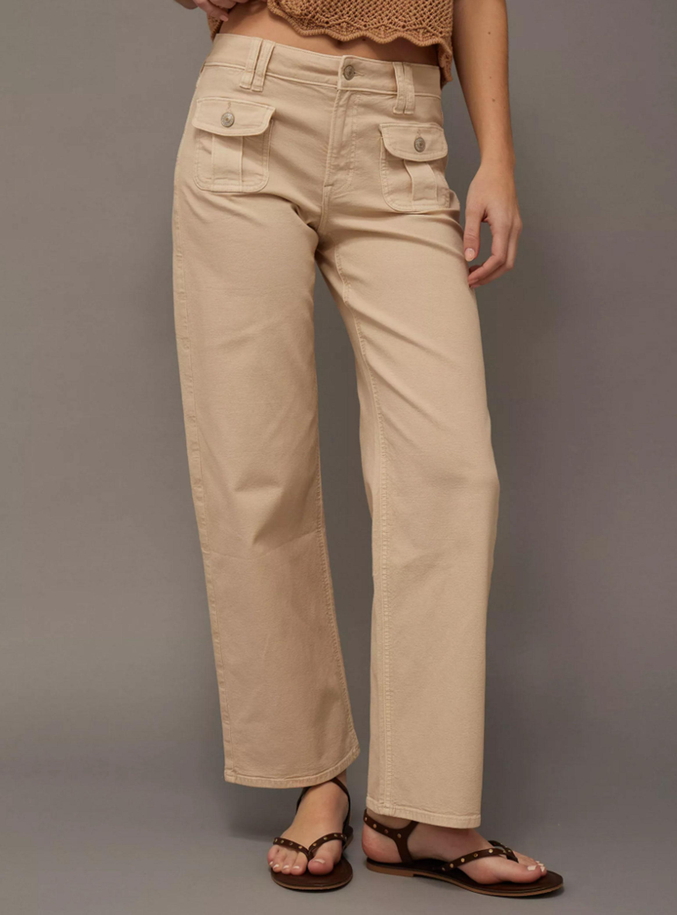 Pantalón Ae Stovepipe Stretch Cintura Alta-0