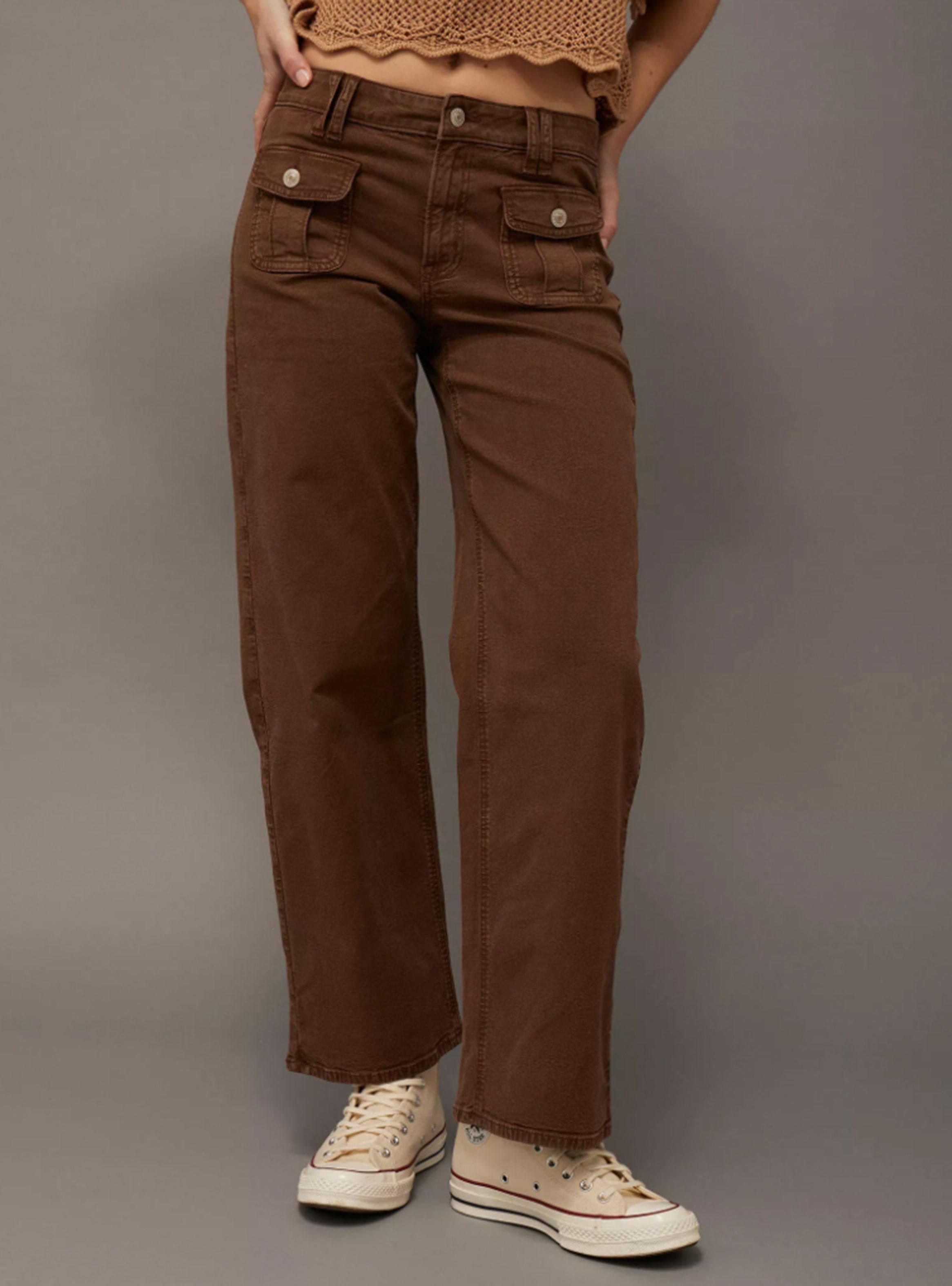 Pantalón Ae Stovepipe Stretch Cintura Alta-0