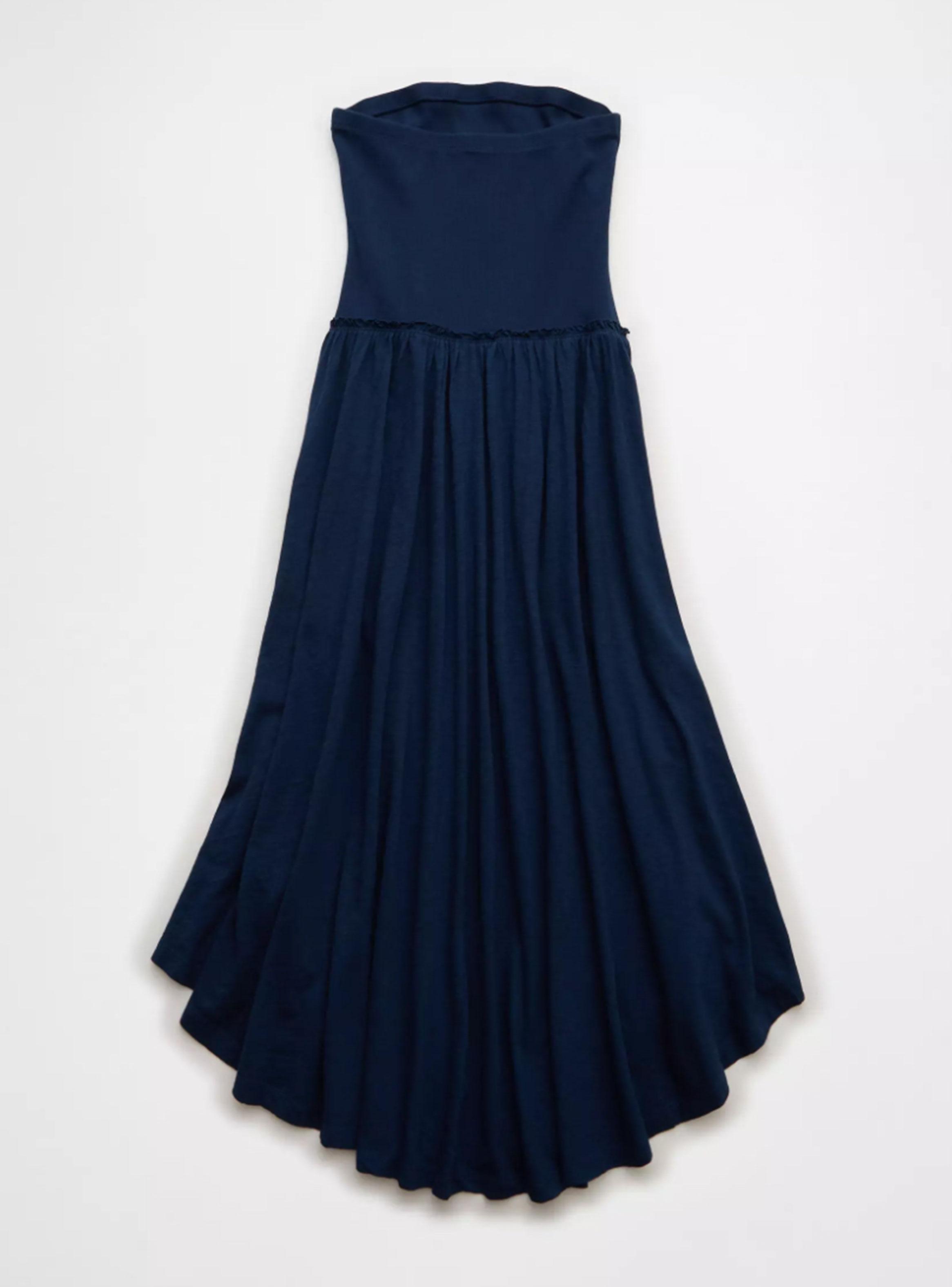 Vestido Ae Sunchaser Strapless Midi-4