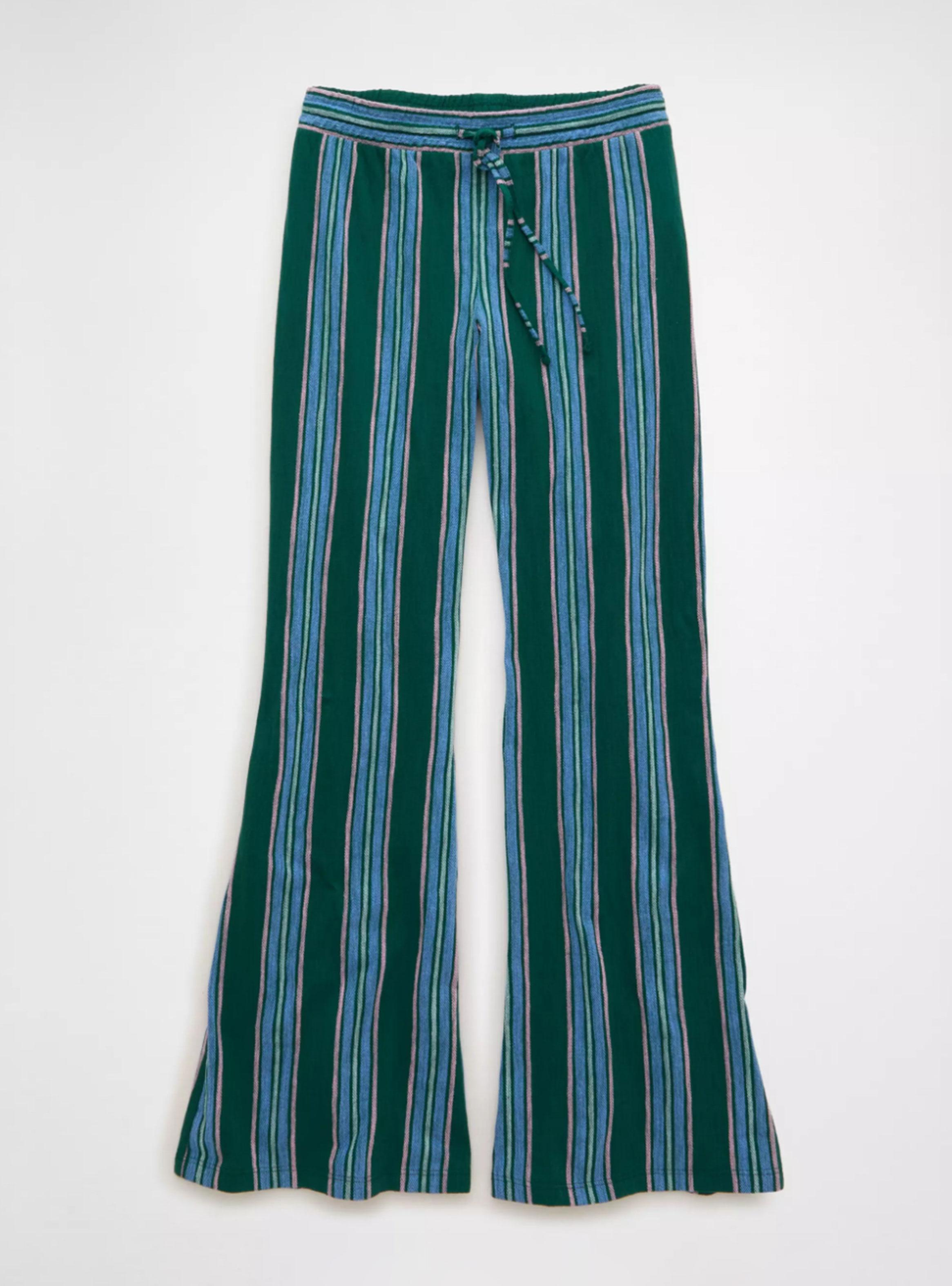 Pantalón Ae Sunchaser Acampanado Rayado-3