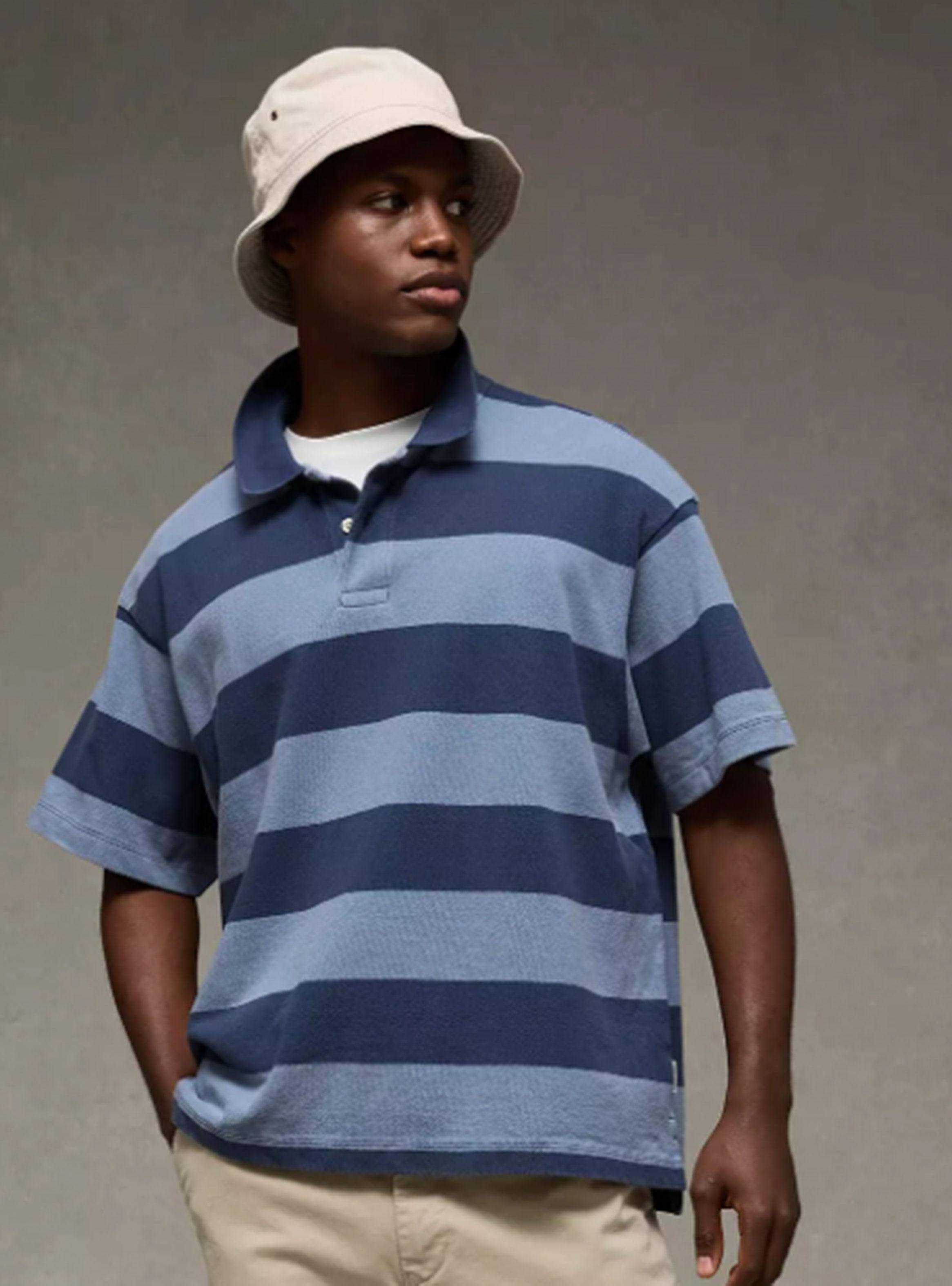 Polera Polo AE Boxy Fit Piqué-0