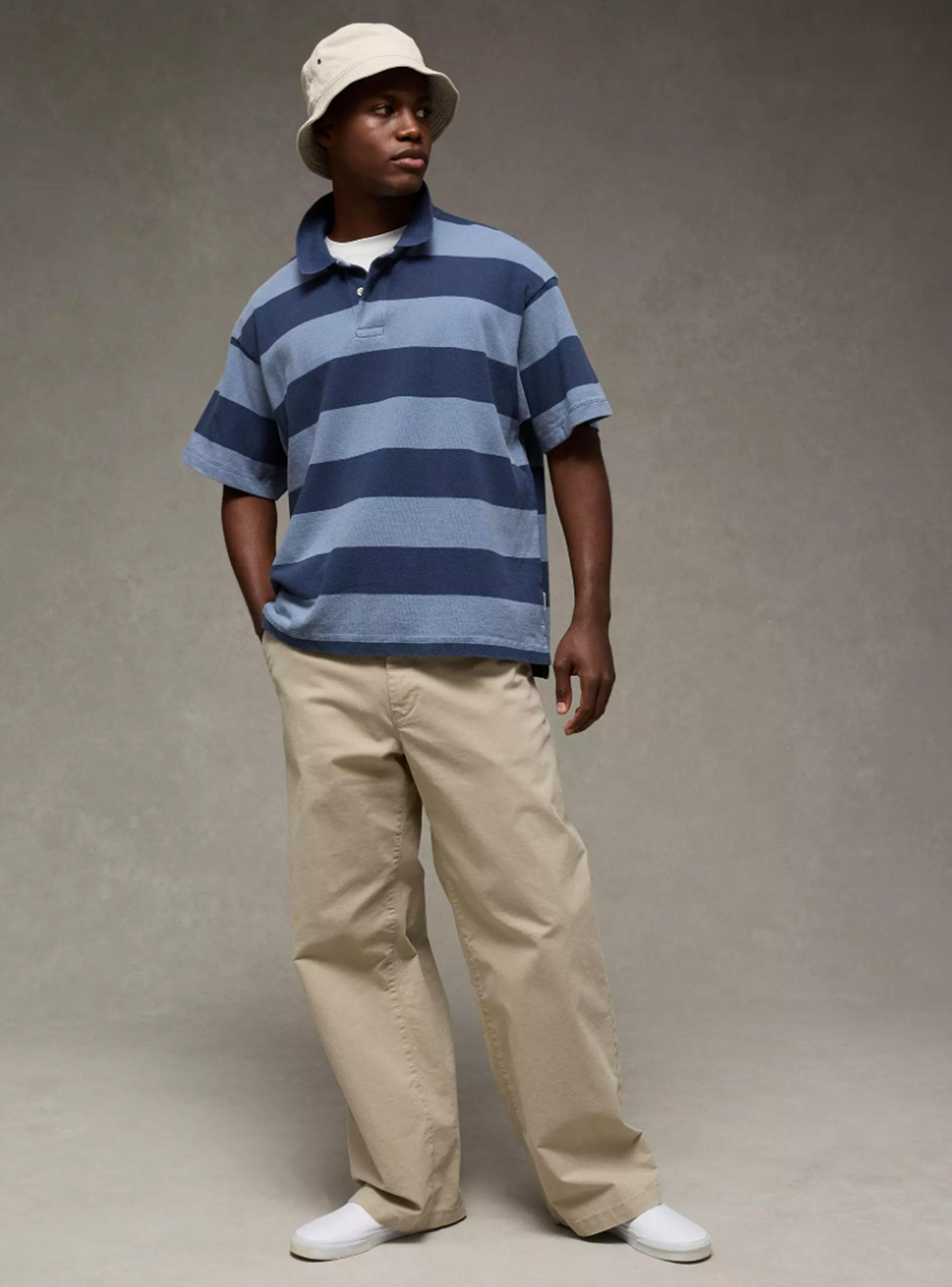 Polera Polo AE Boxy Fit Piqué-3
