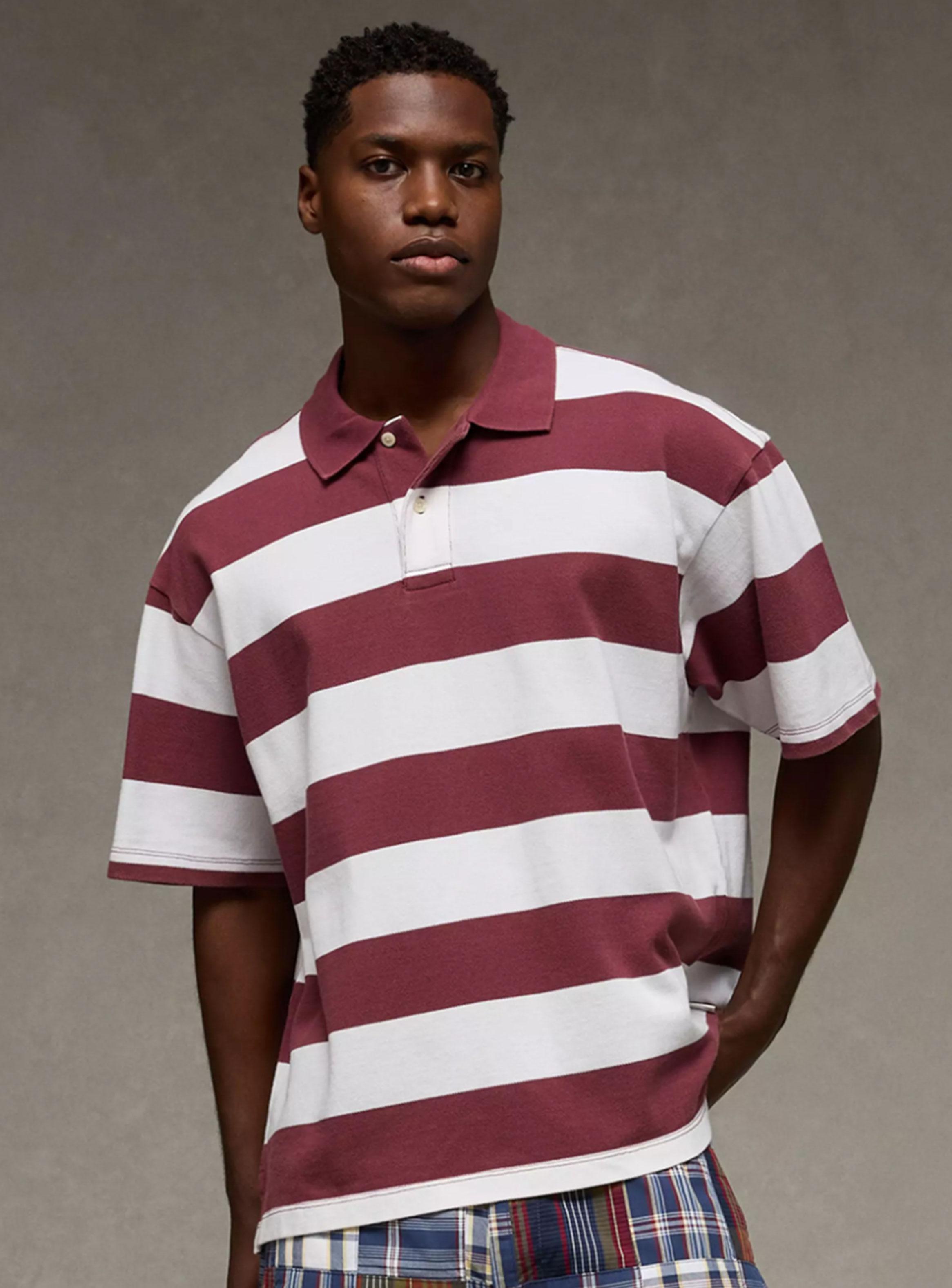 Polera Polo AE Boxy Fit Piqué-0