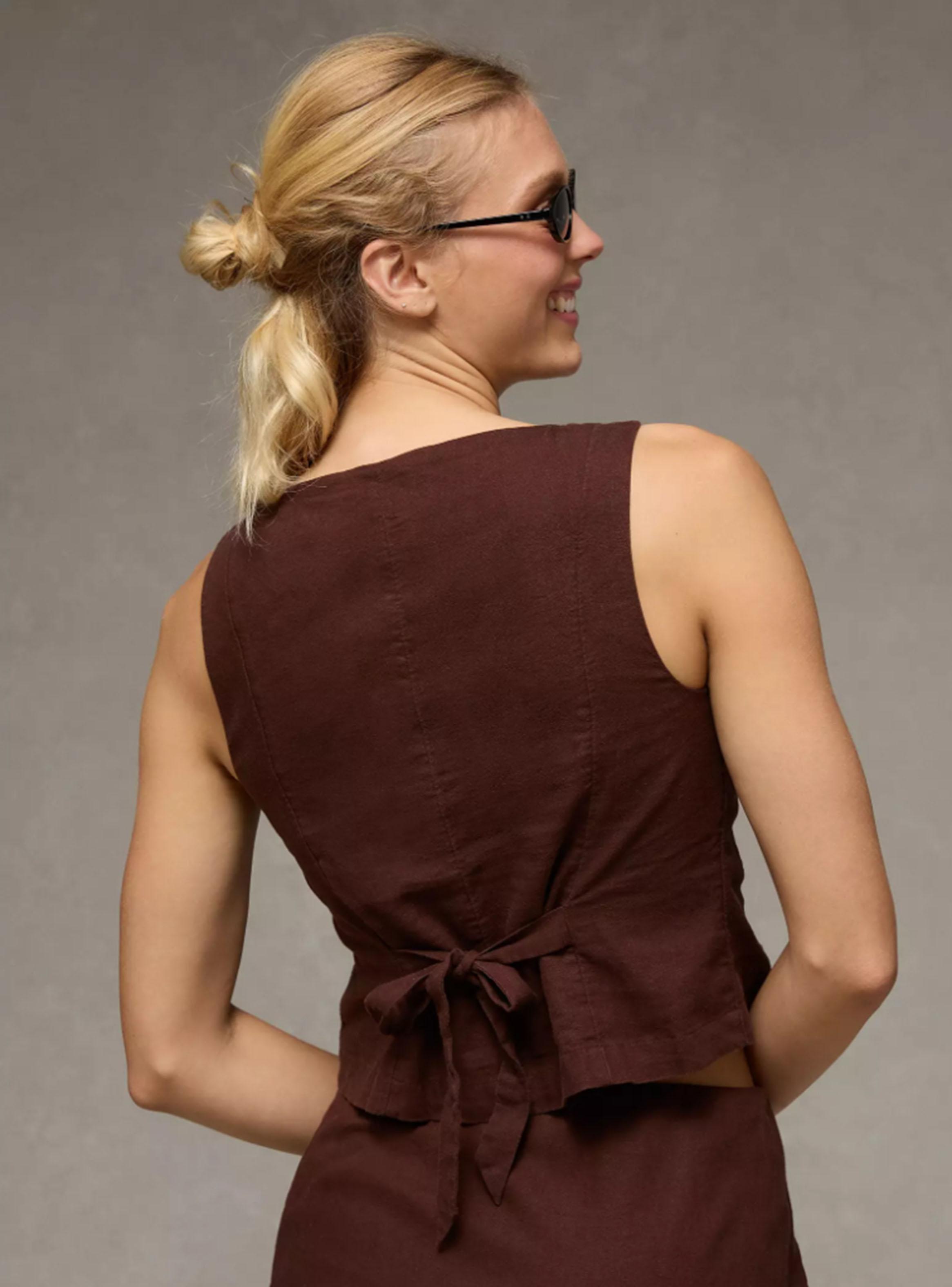 Blusa Ae Lino sin Mangas-1