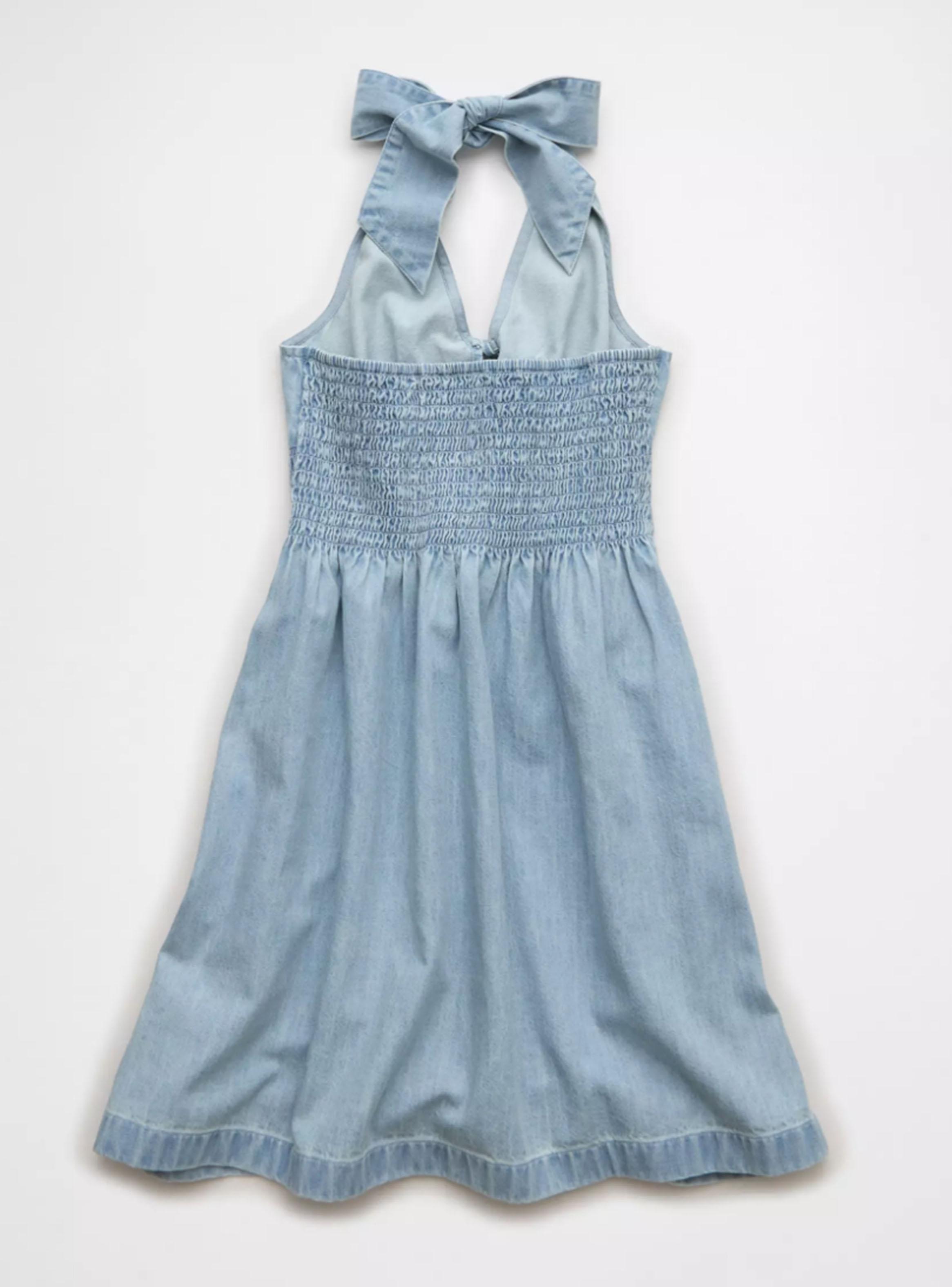 Vestido Ae Halter Ojal Mini-4