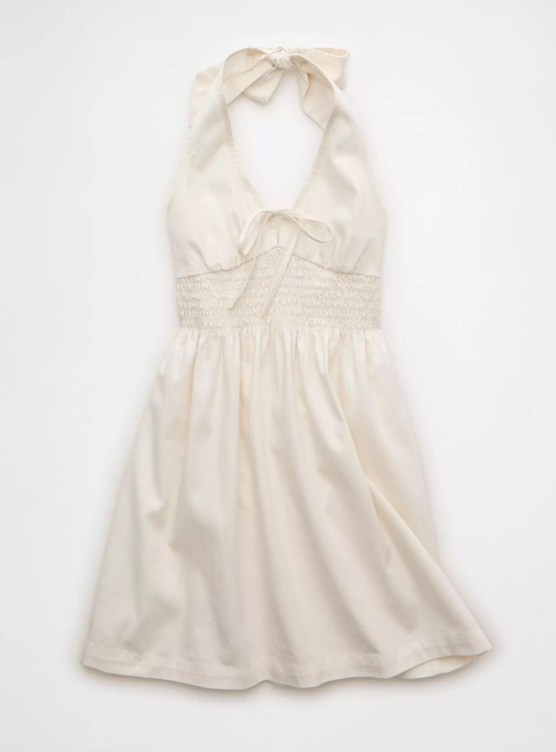 Vestido Ae Halter Ojal Mini-3