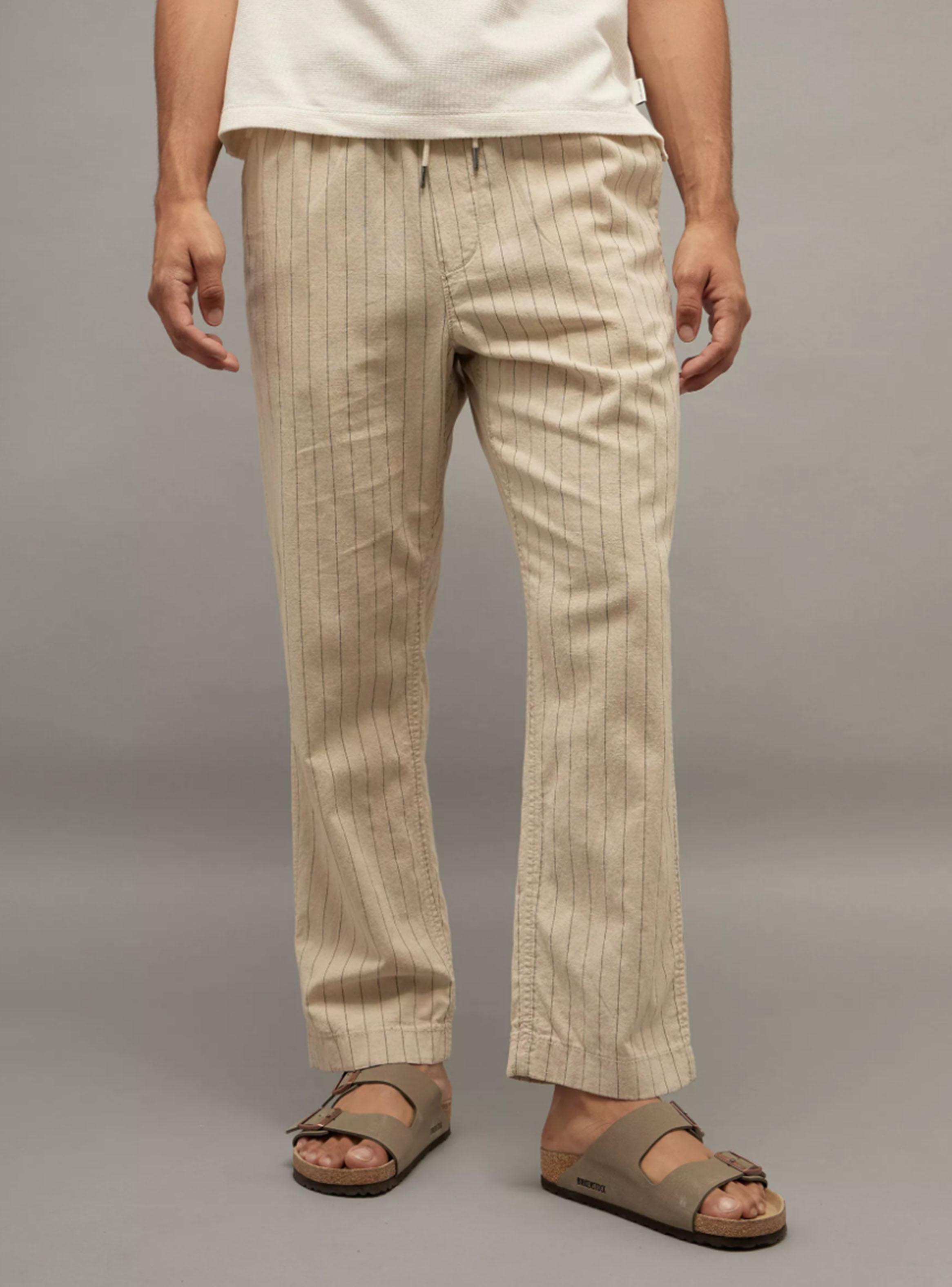 Pantalón AE Elasticado Rayado-0