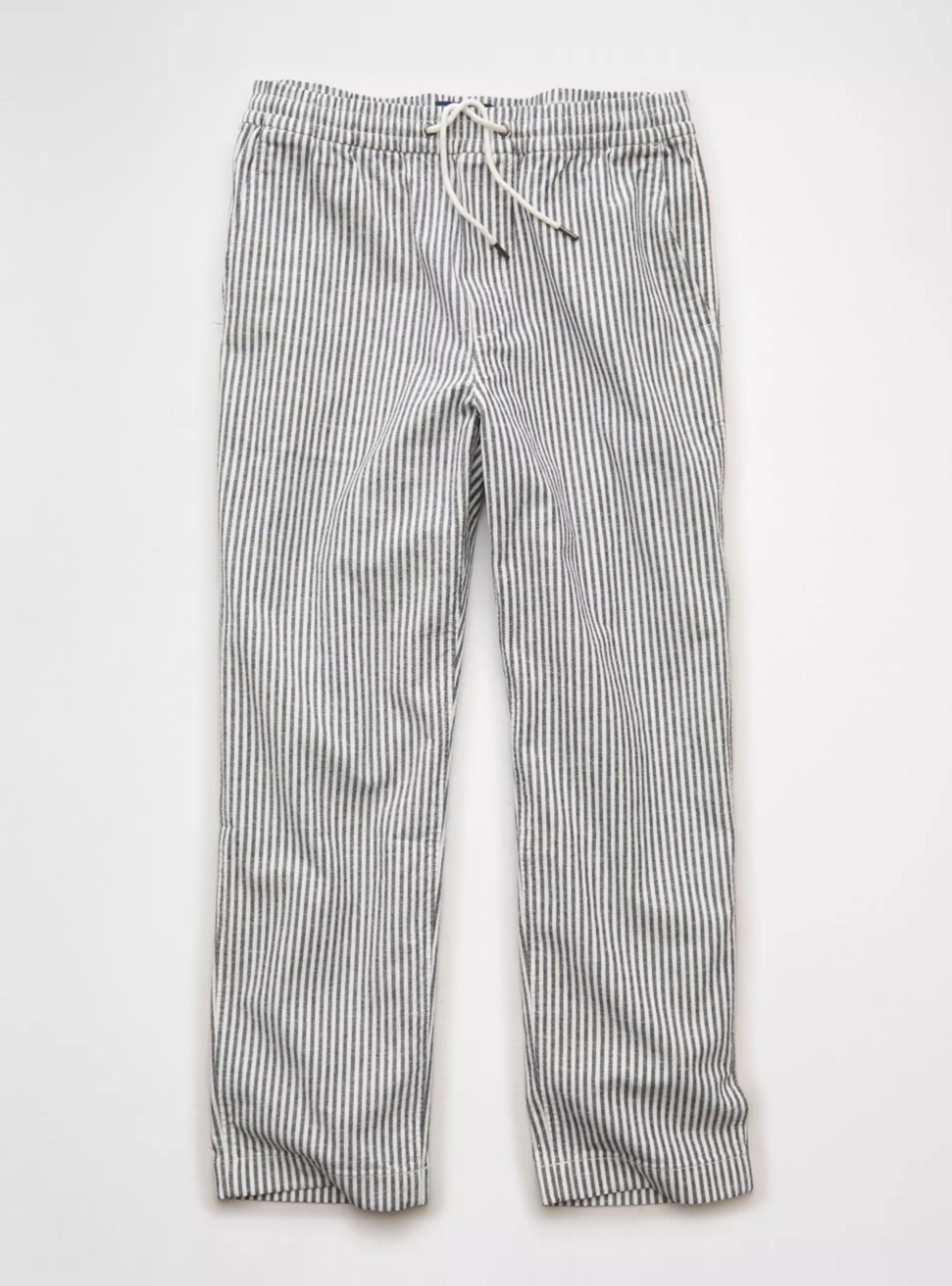 Pantalón AE Elasticado Rayado Algodón-3