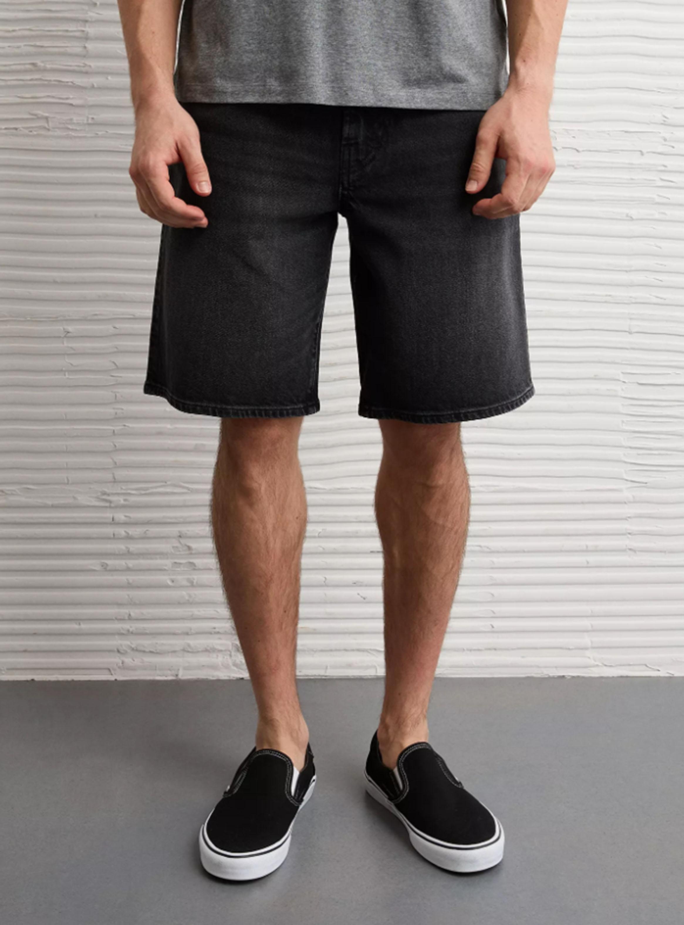 Shorts Largos Regular Denim-0