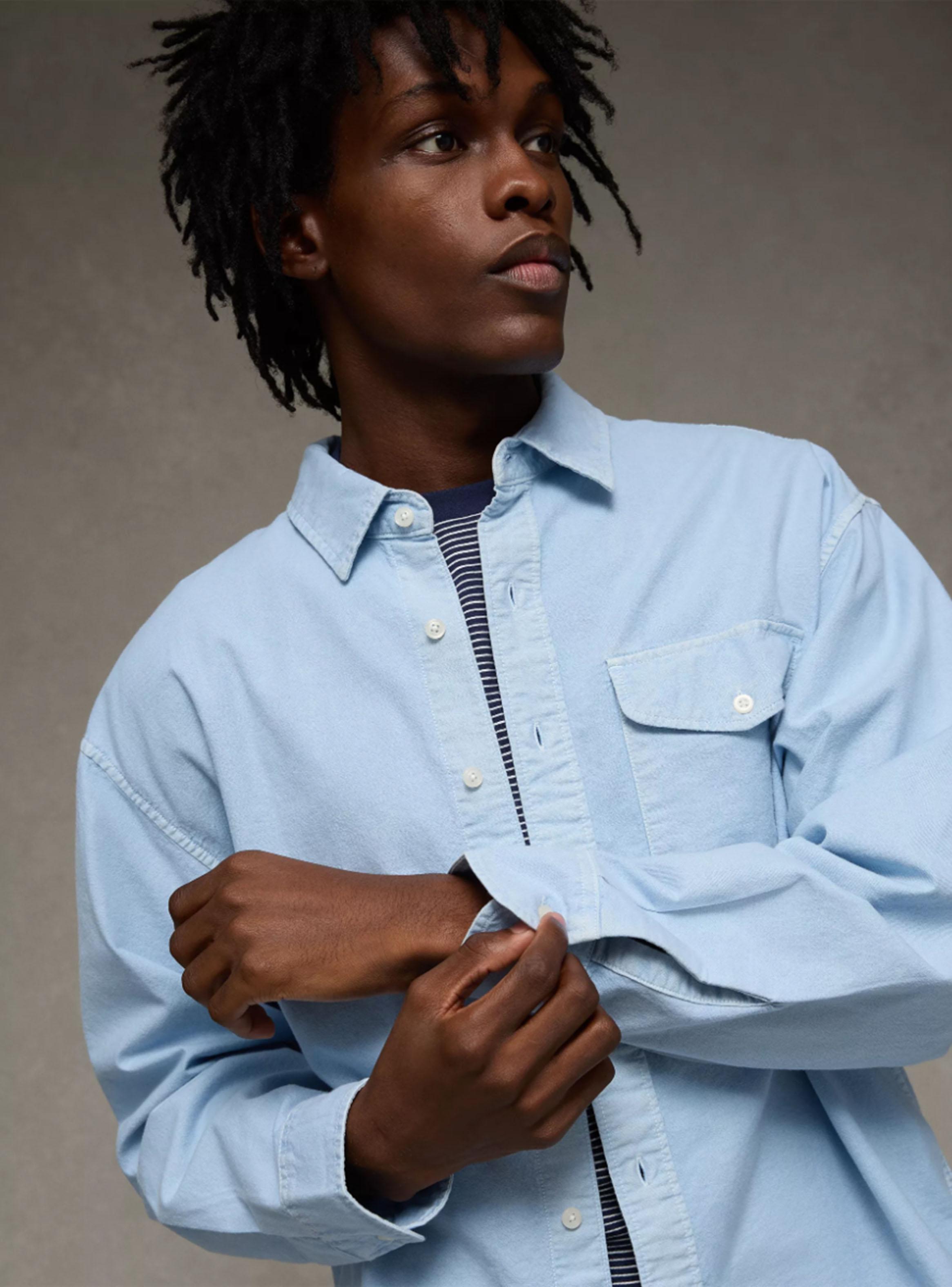 Camisa AE Everyday Relaxed Fit Oxford-0