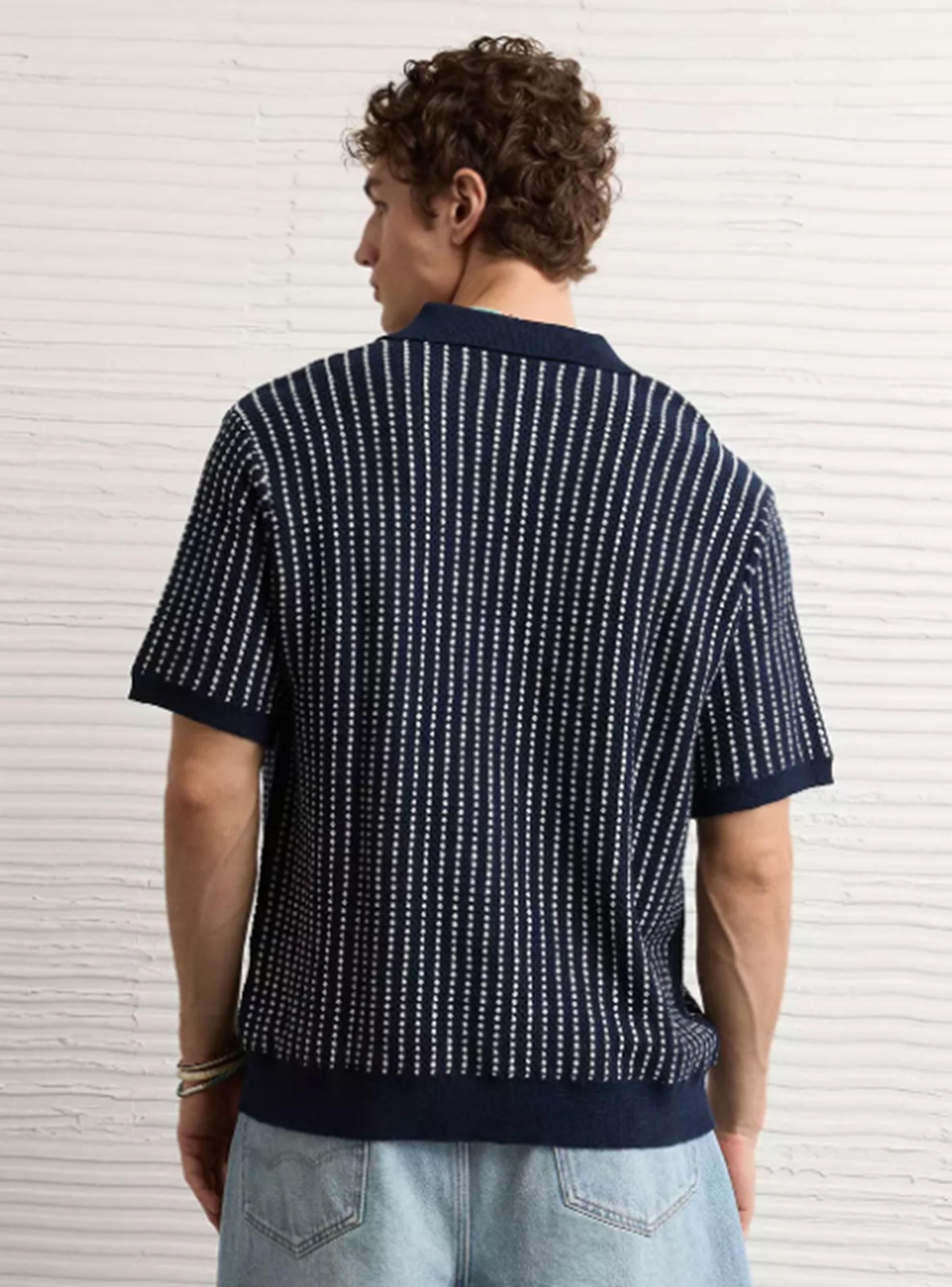 Camisa Polo AE Tejida con Botones-1