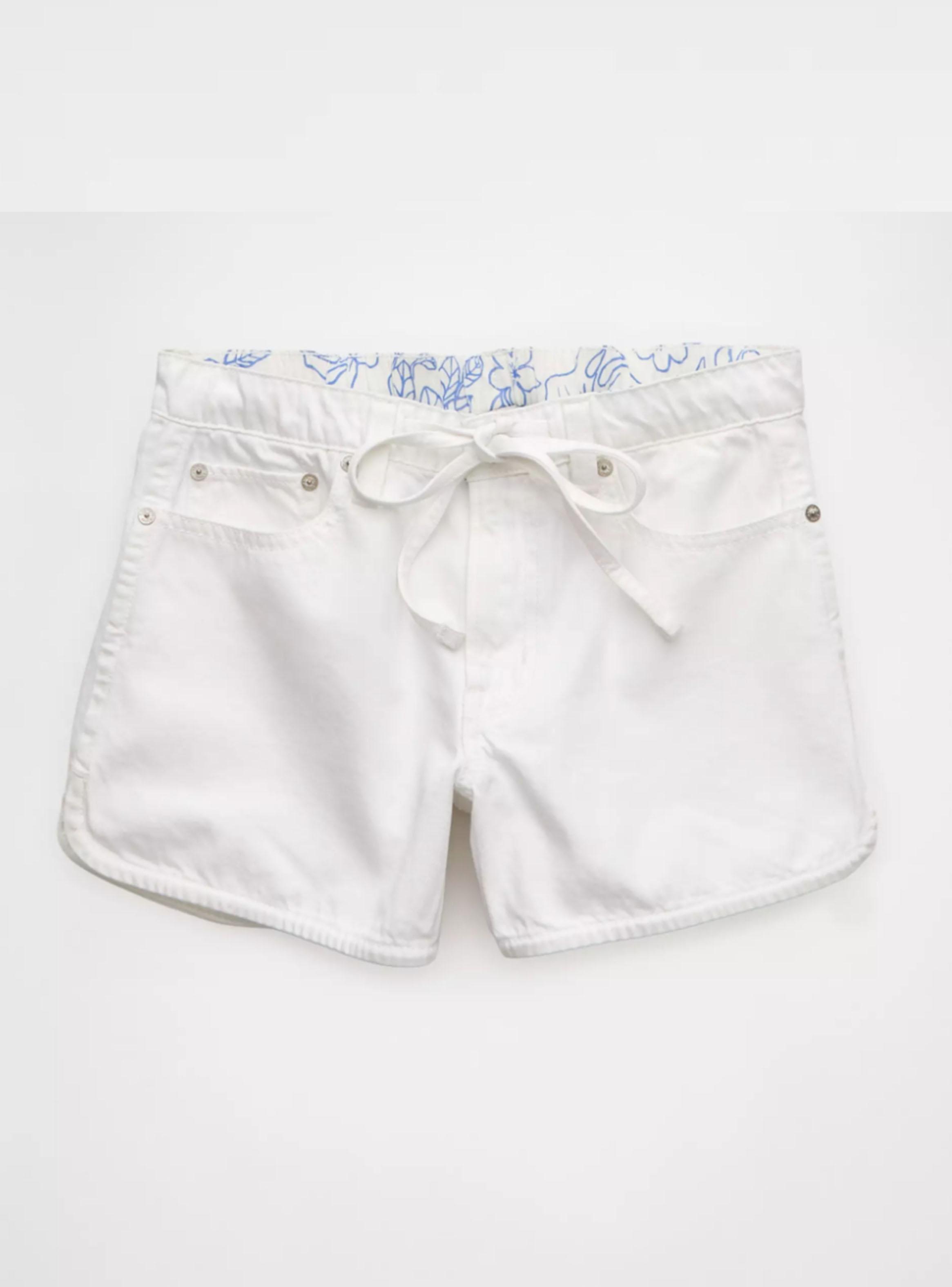 Short Ae Beachy Tiro Bajo Blanco-3