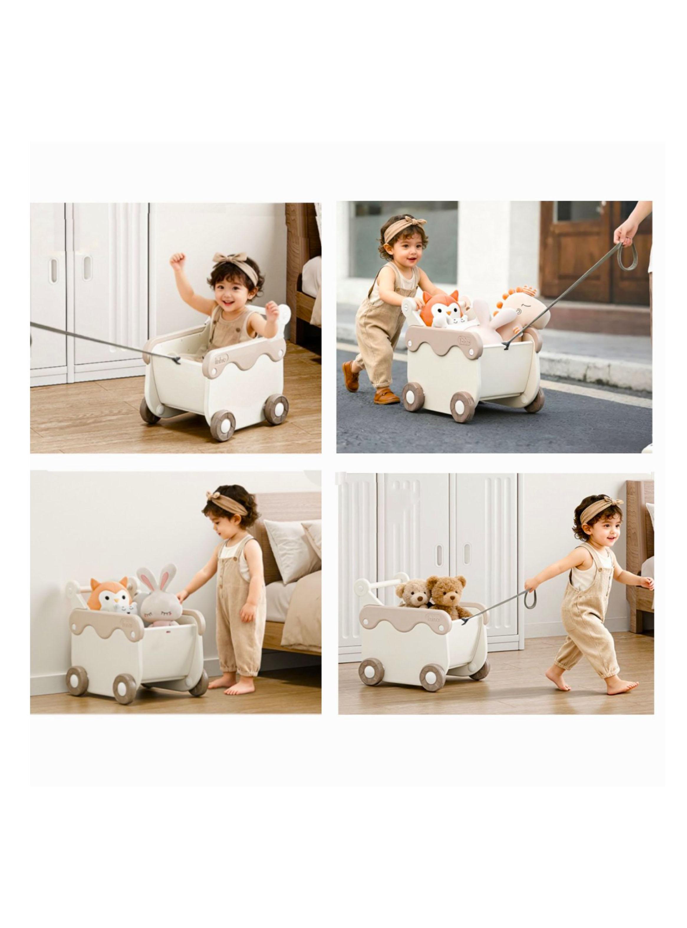 Caminador Correpasillos Bebé Mini Wagon Beige-3