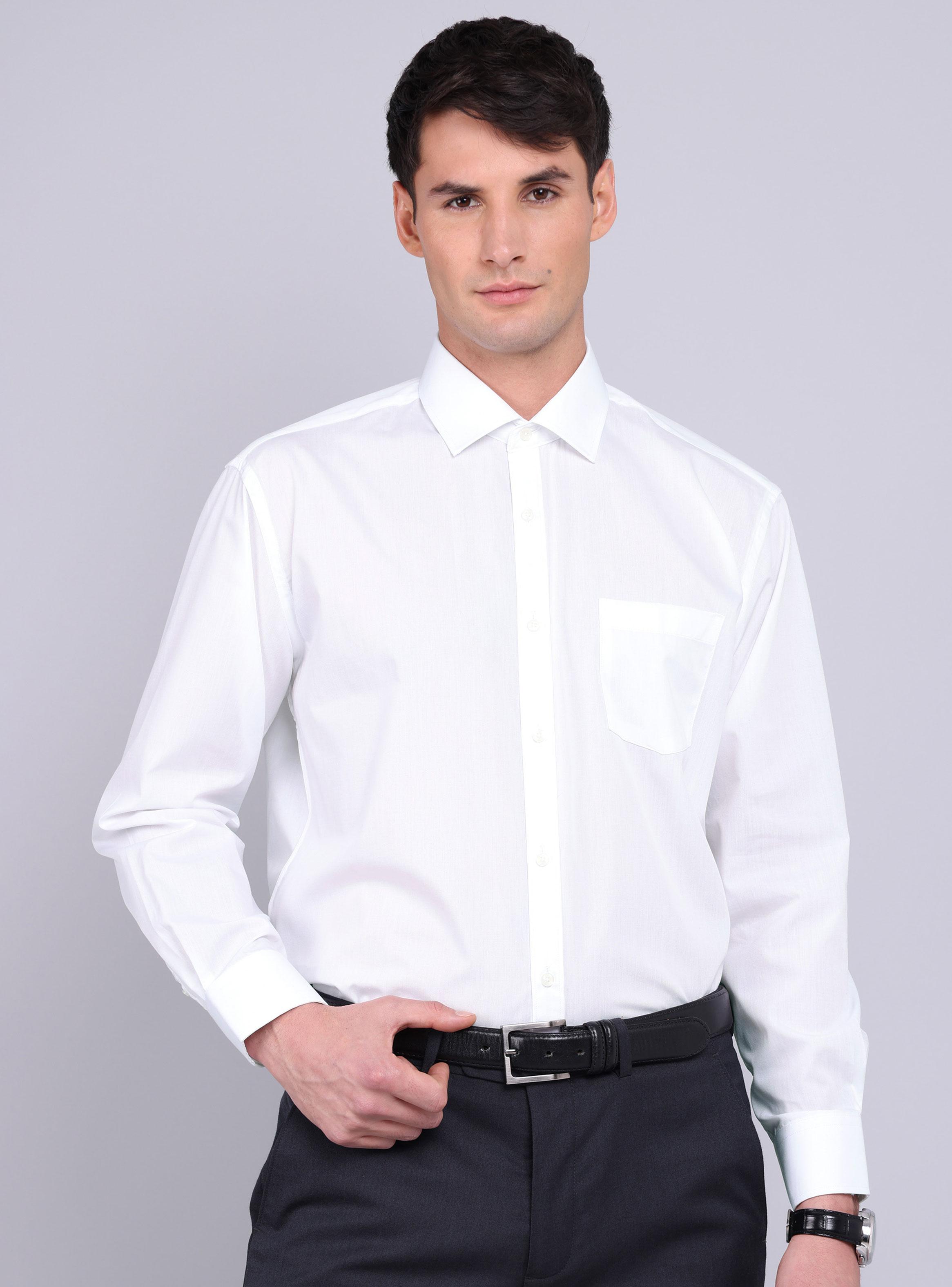 Camisa Formal Slim Fit Color Manga Larga-0