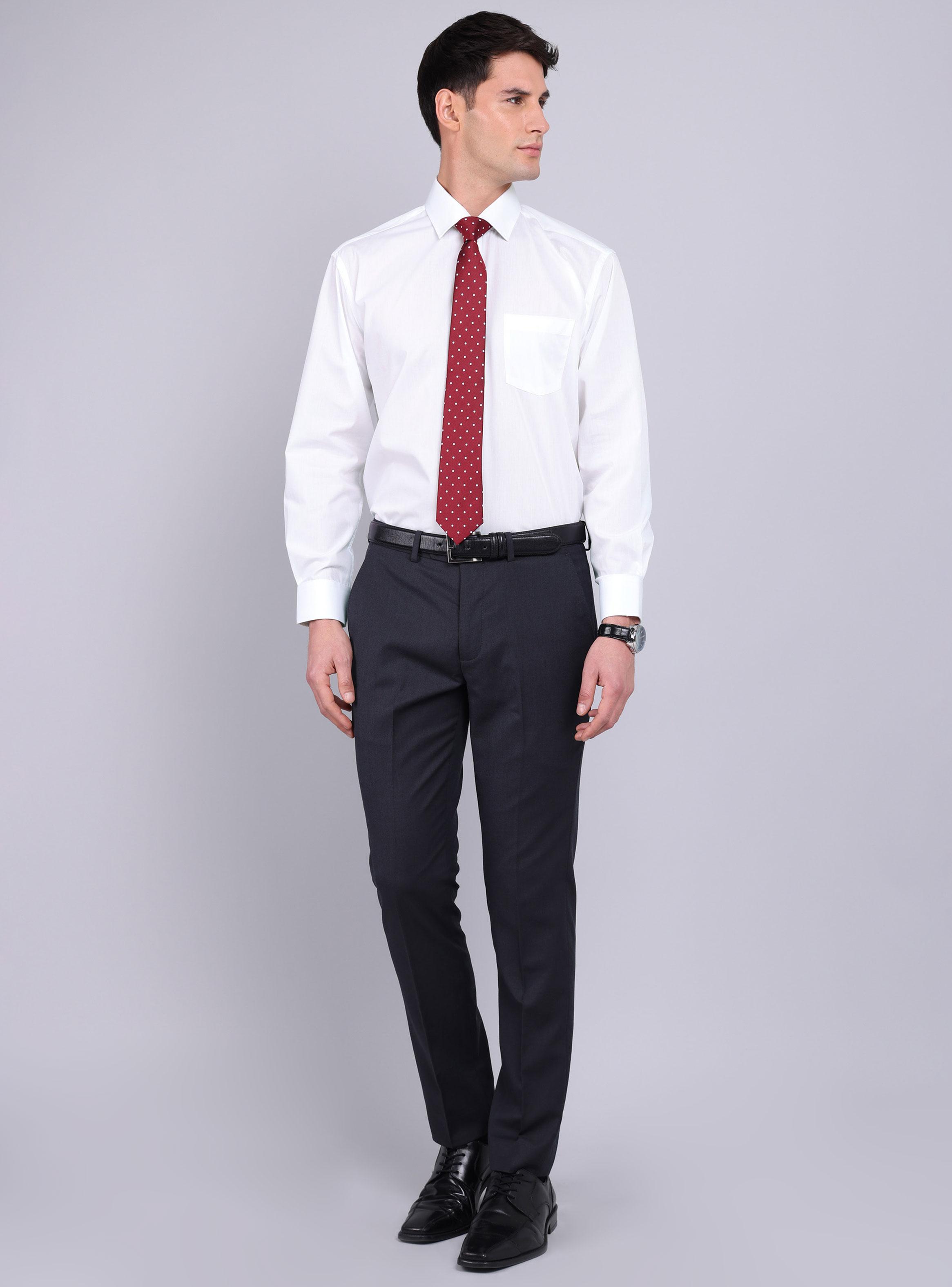 Camisa Formal Slim Fit Color Manga Larga-4