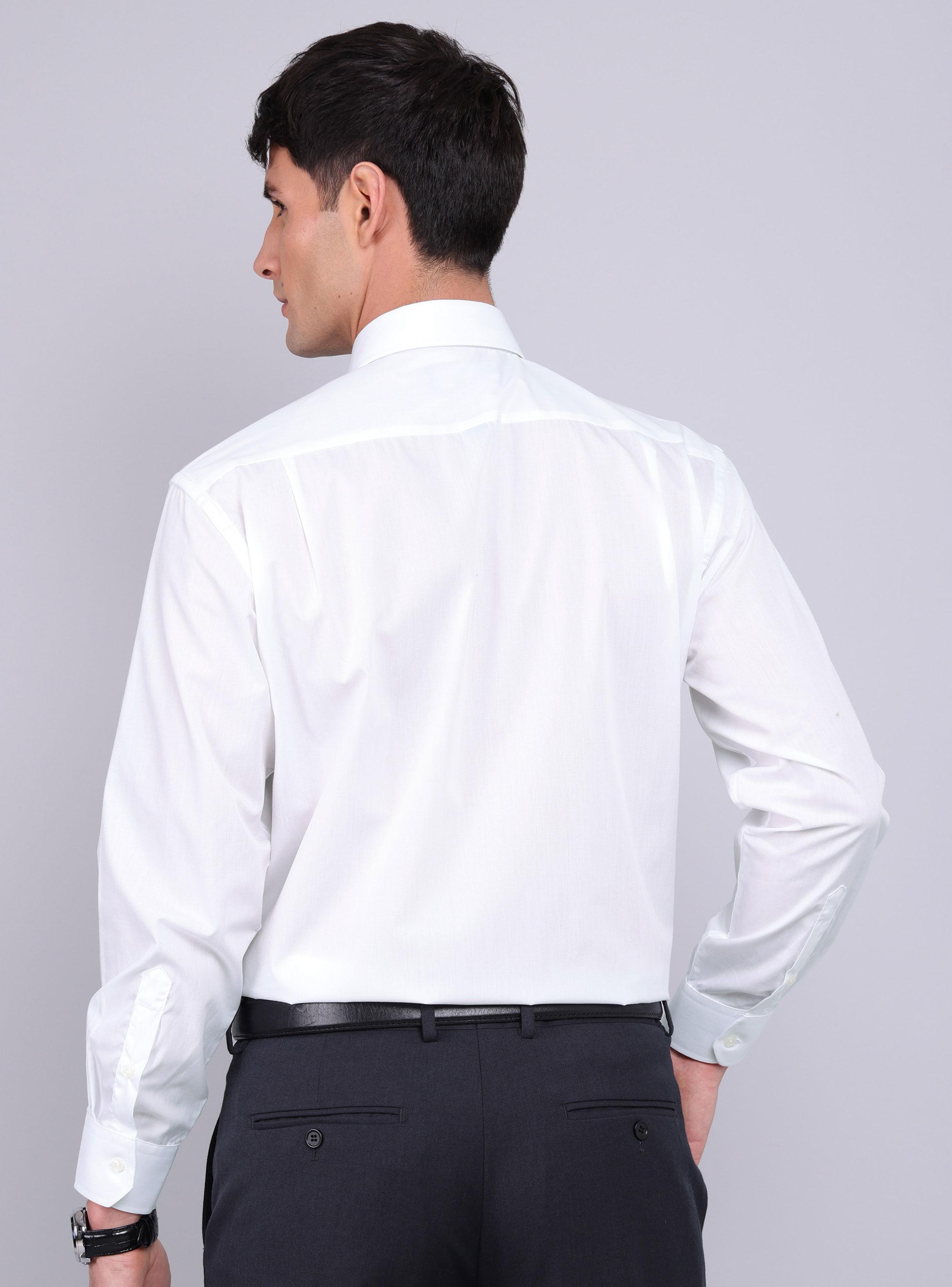 Camisa Formal Slim Fit Color Manga Larga-1