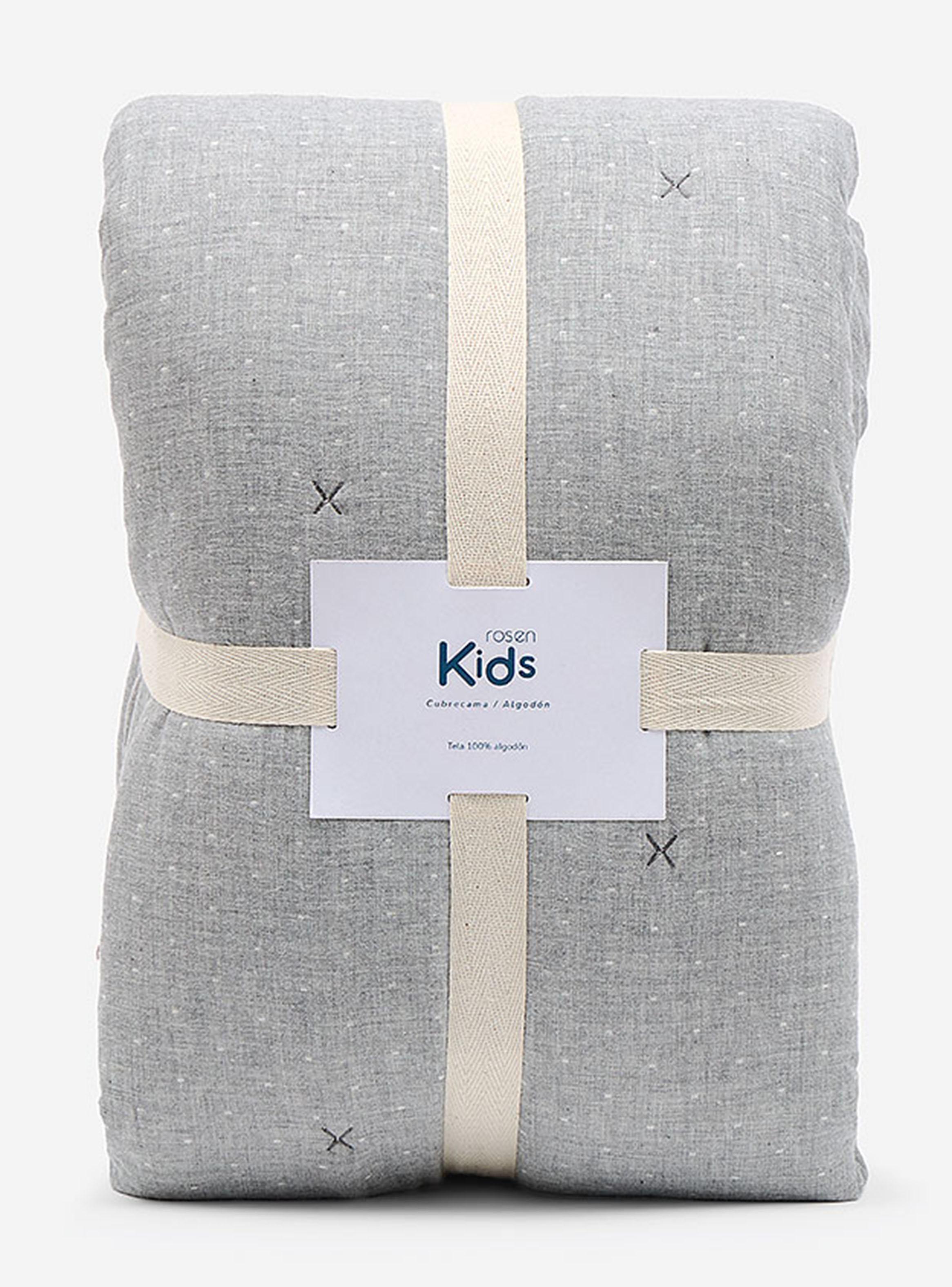 Quilt Kids Algodón Pali Gris 1 Plaza-4