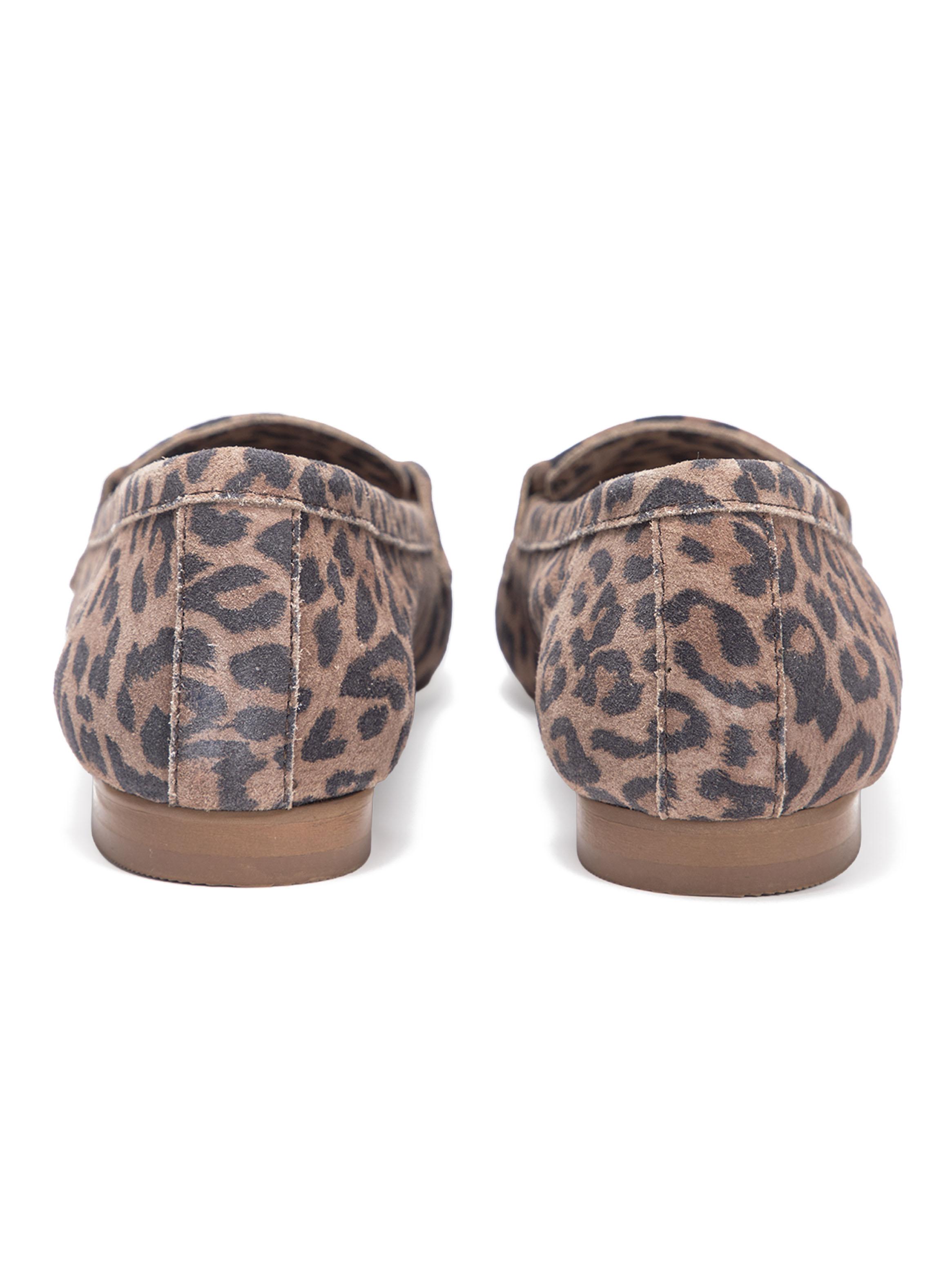 Mocasín Cuero Gemma Leopardo 661504 Mujer-4