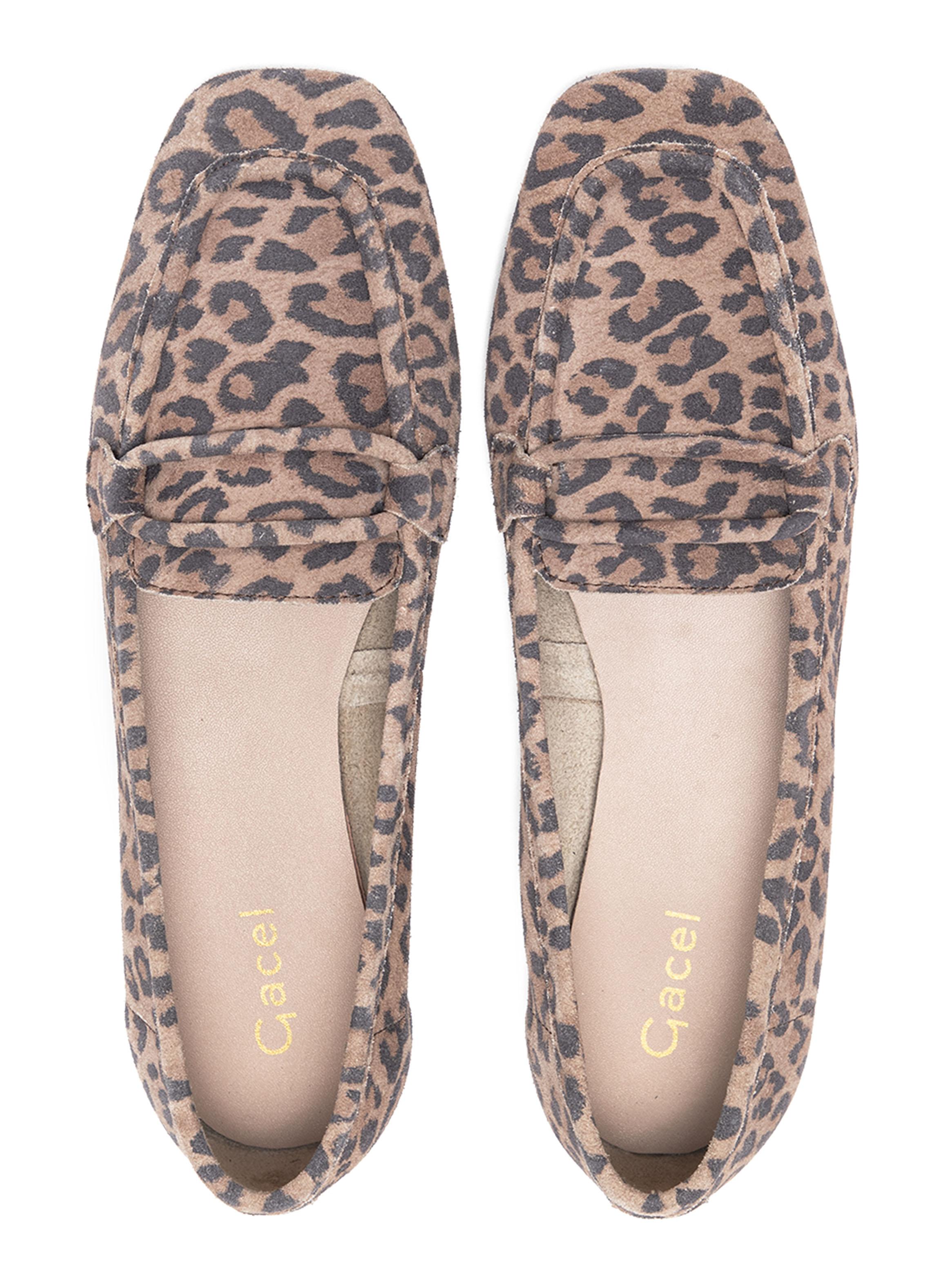 Mocasín Cuero Gemma Leopardo 661504 Mujer-3