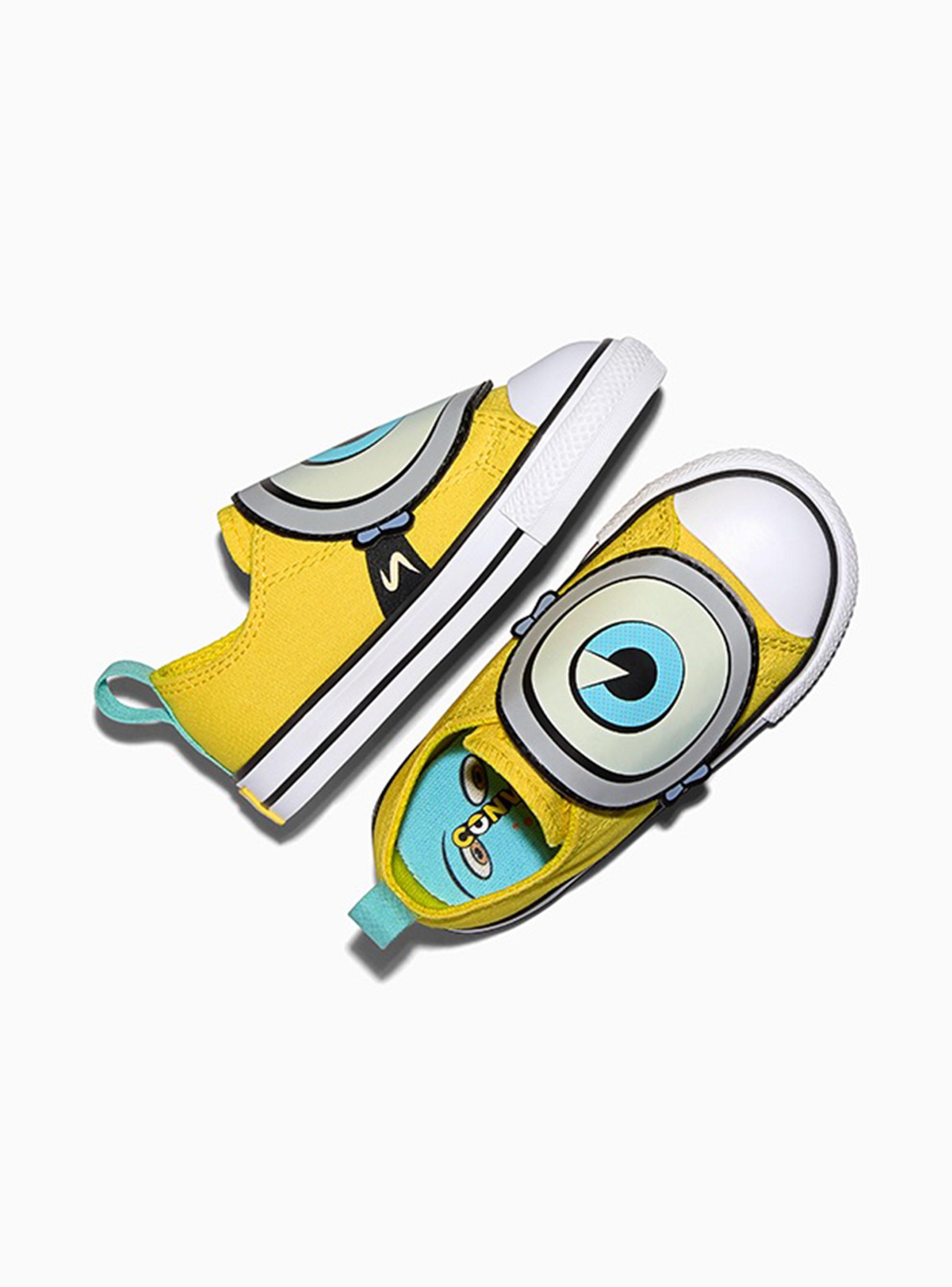 Zapatilla Urbana Gráfica Minions All Star One Strap Niños-3
