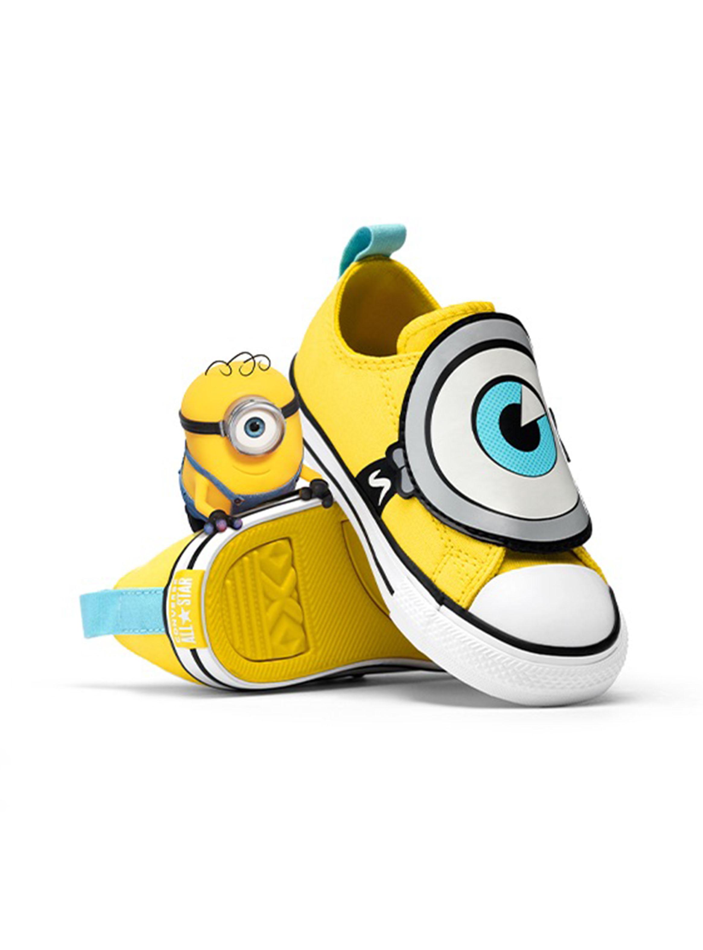 Zapatilla Urbana Gráfica Minions All Star One Strap Niños-4