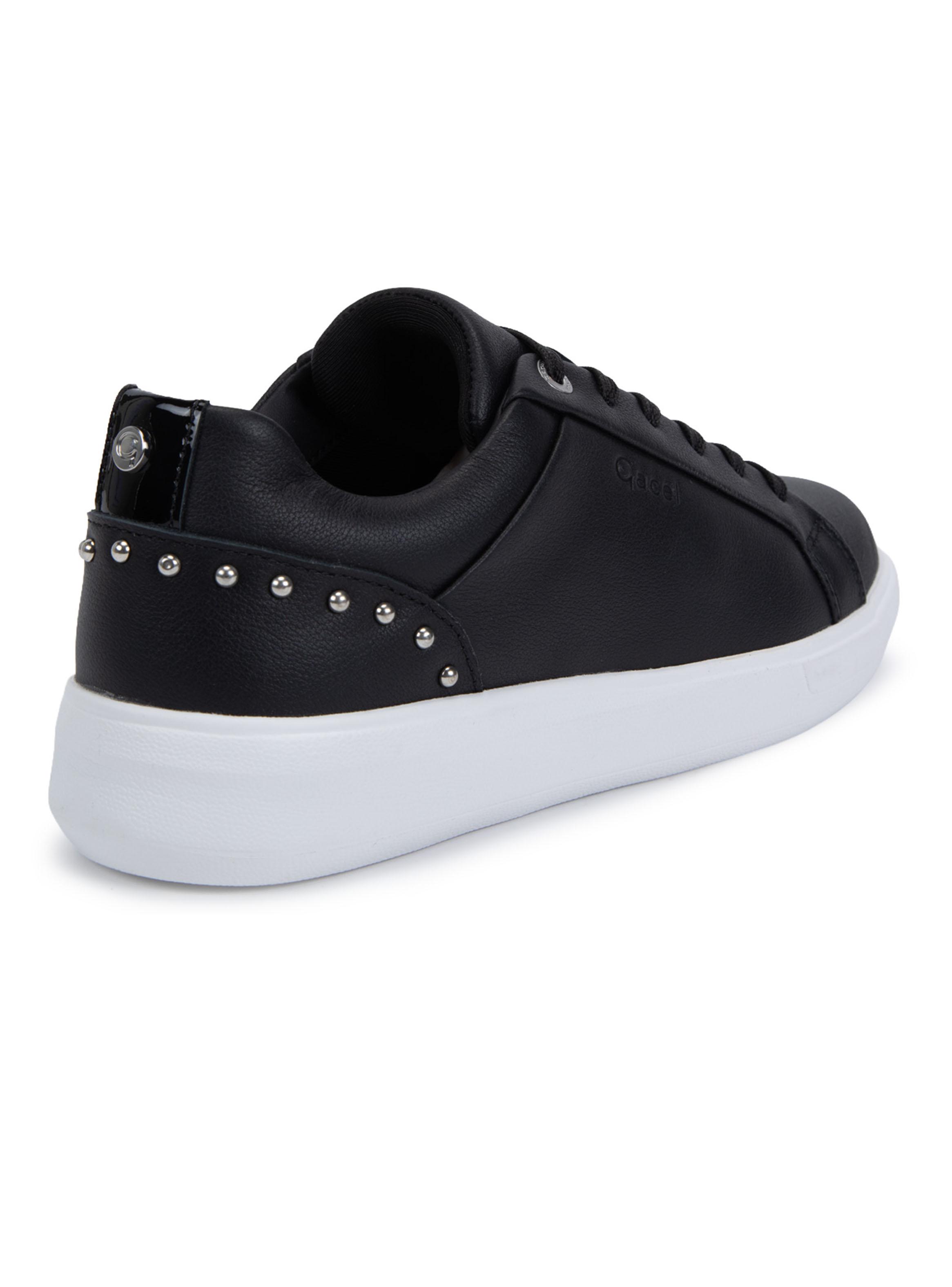Zapatilla Urbana Mujer Rosalia Negra 661400 Cuero-3