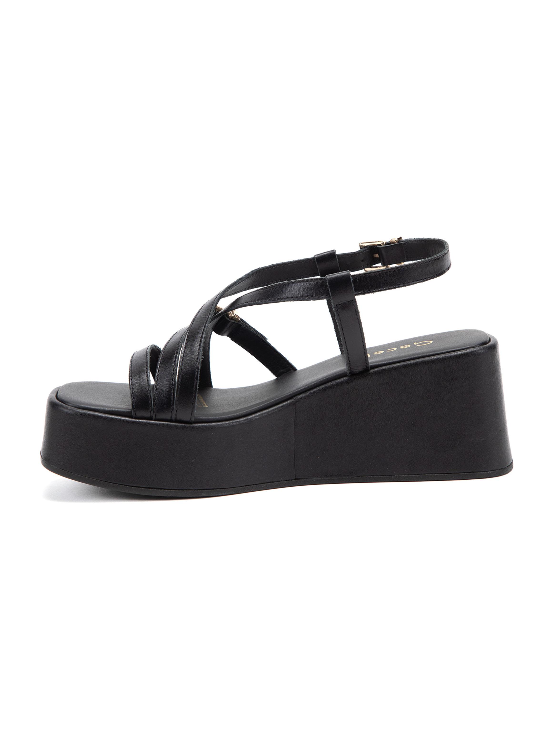 Sandalia Plataforma Xime 661475 Cuero Mujer-2