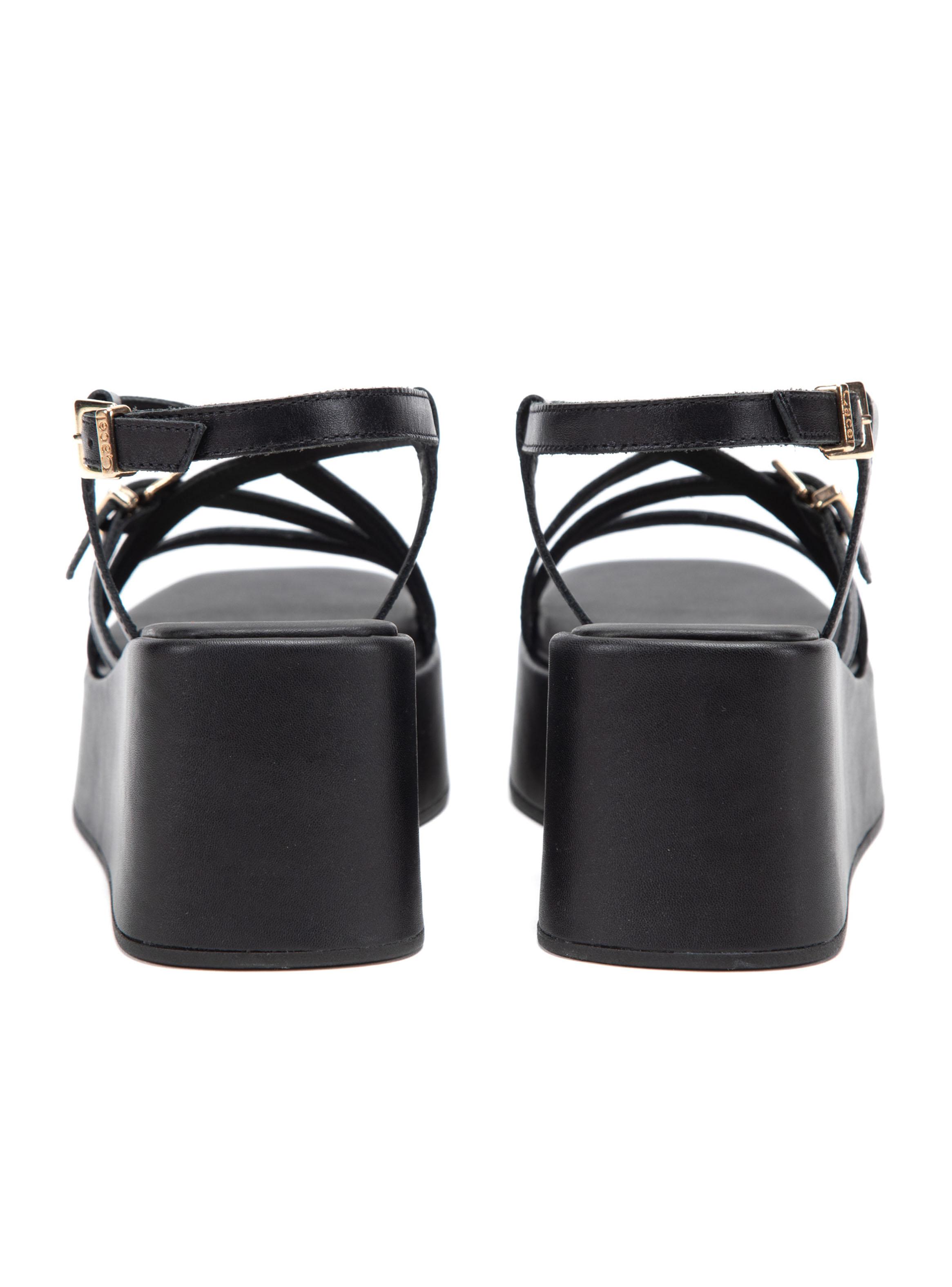 Sandalia Plataforma Xime 661475 Cuero Mujer-4