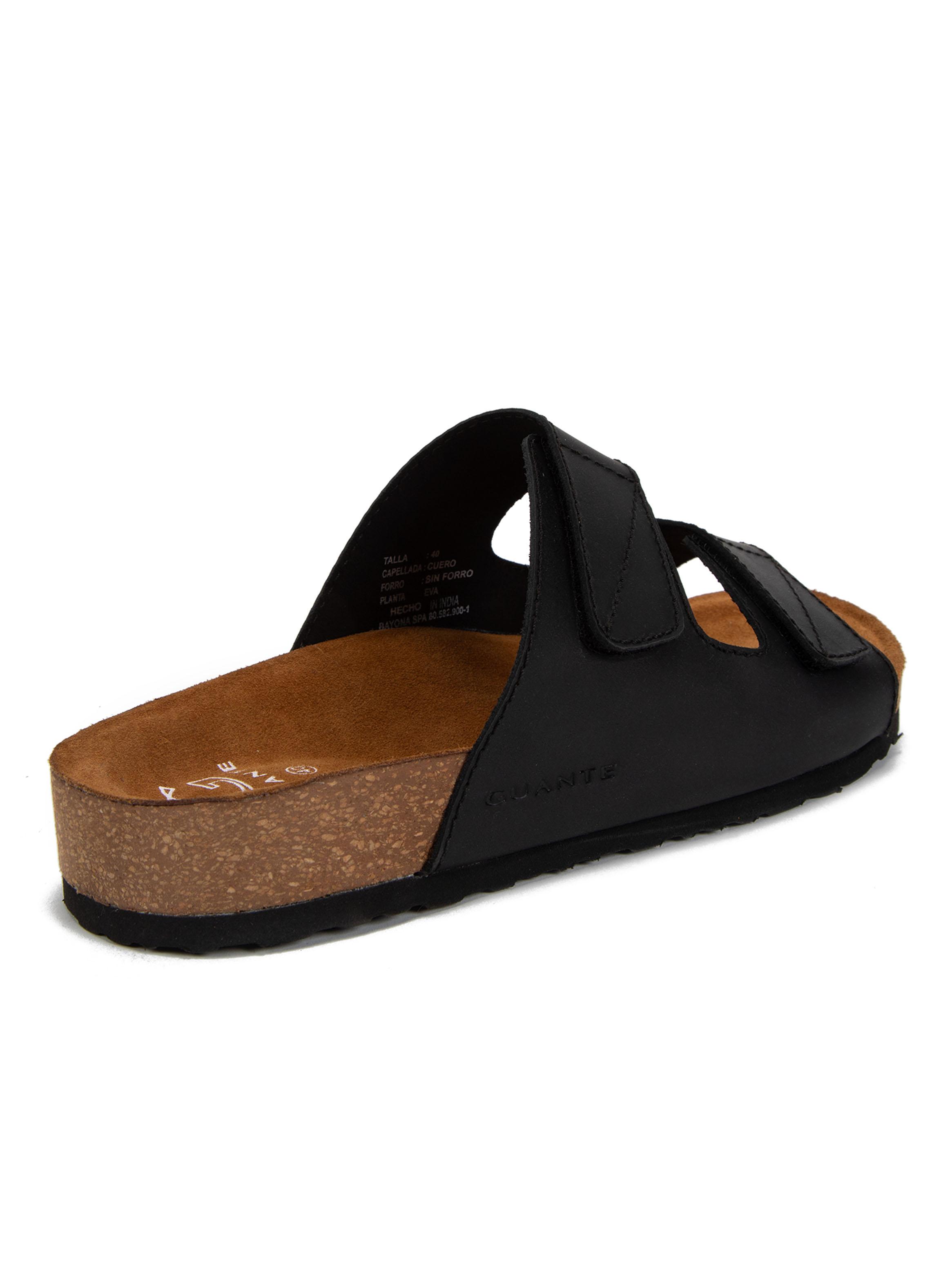 Sandalia Creta36518 Cuero Dos Velcro Hombre-3