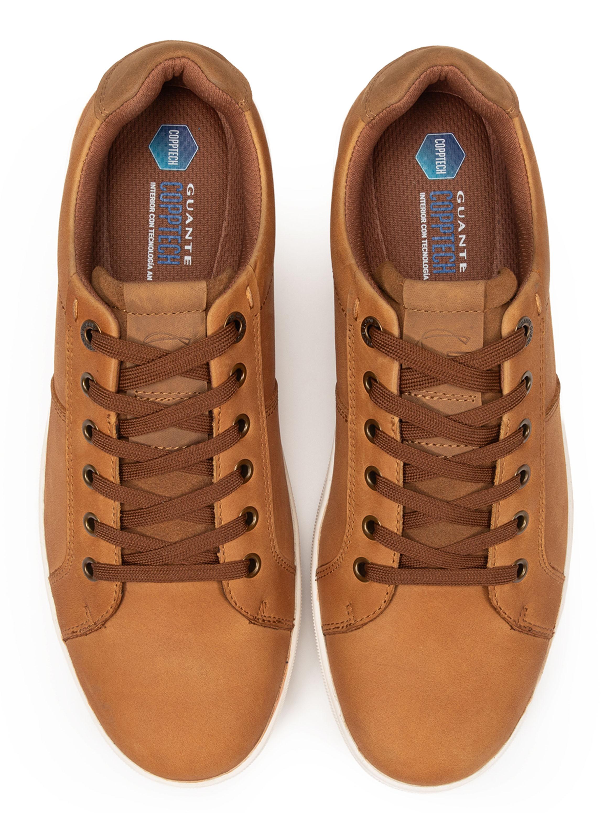 Zapato Casual Deportivo Melbourne 36405 Cuero Hombre-4