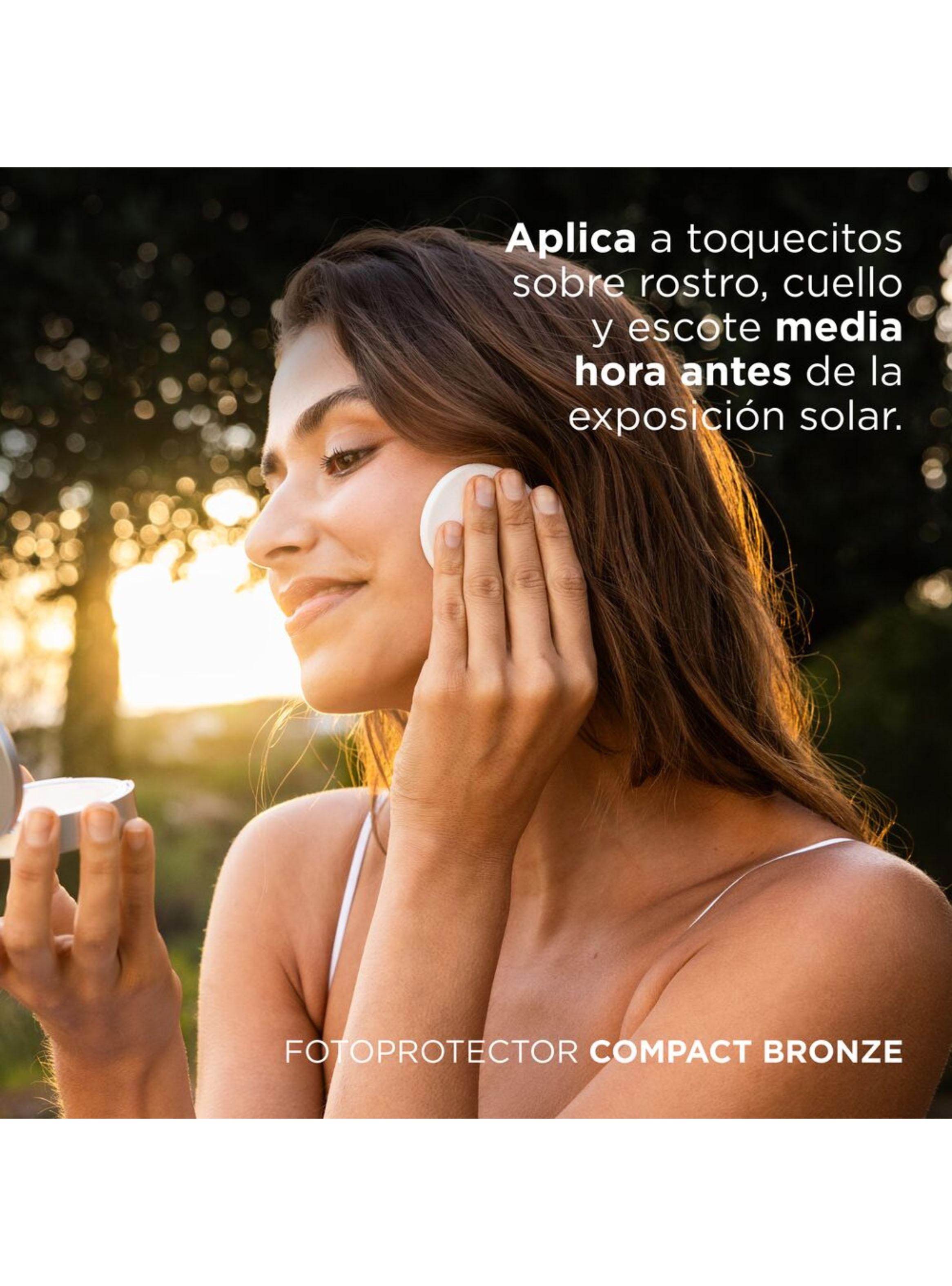 Protector Solar Compacto con Color Compact Bronze SPF50 10 g-3