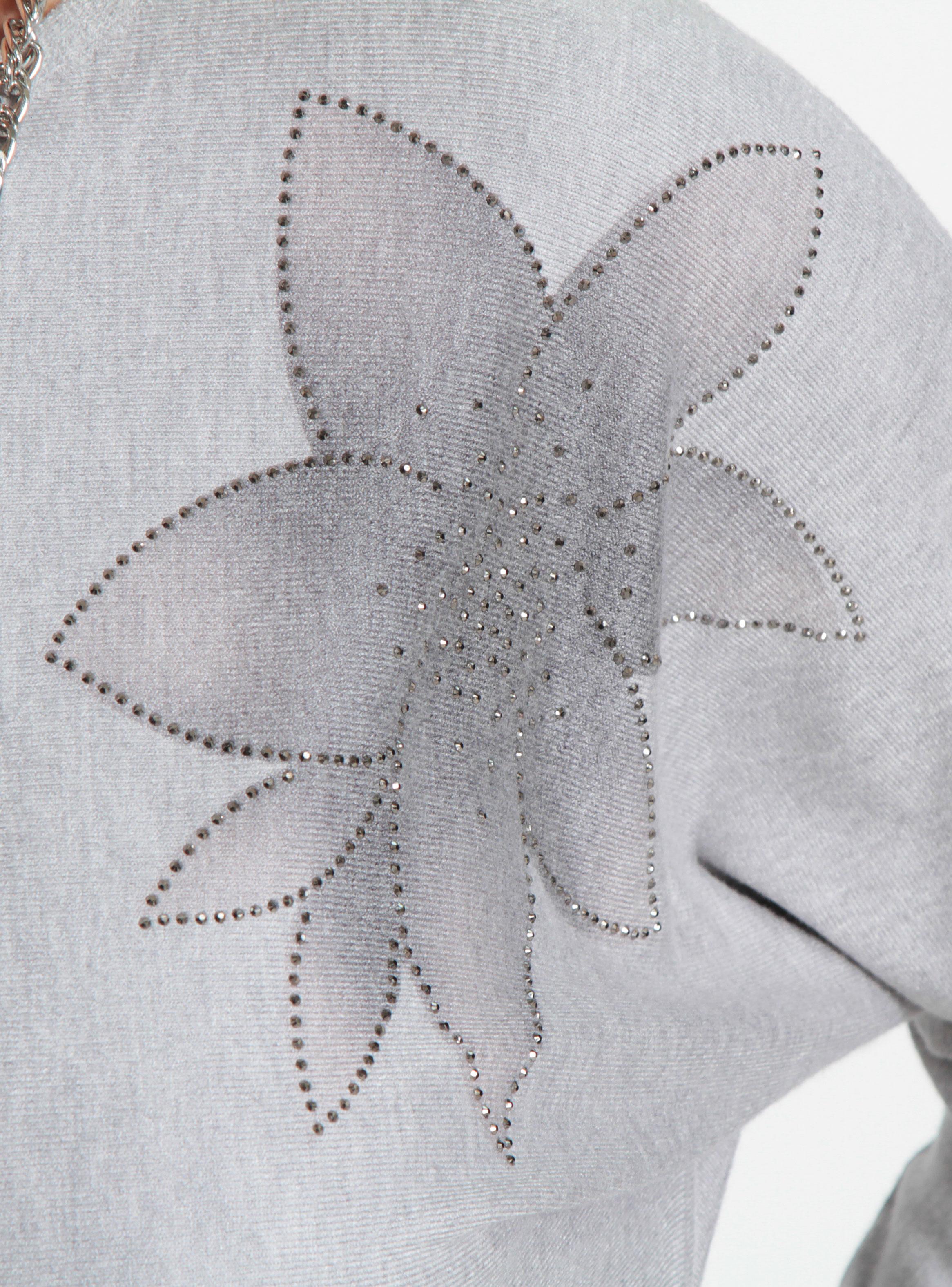 Sweater Manga Tres Cuarto Sublimado Flor-2