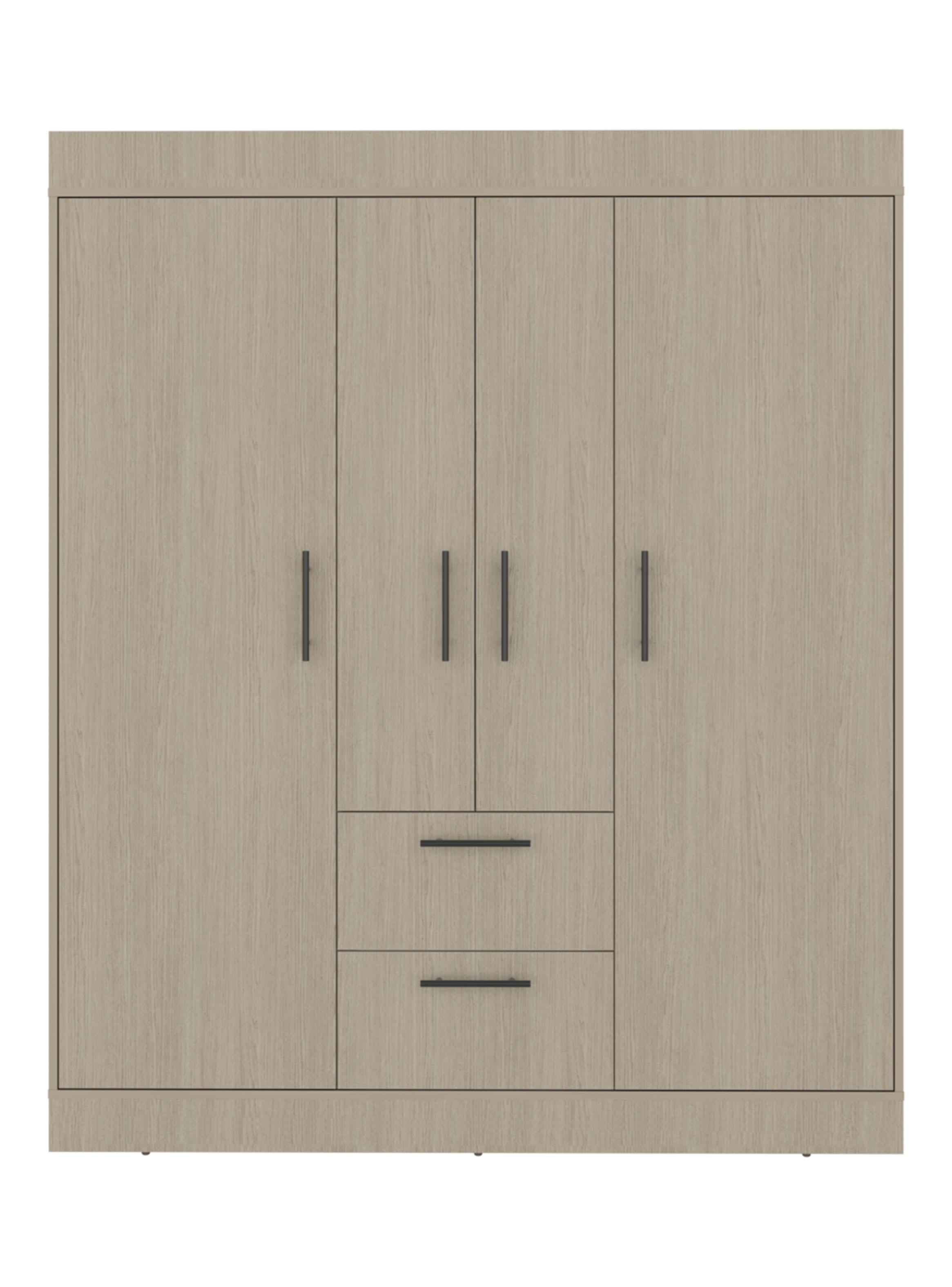 Clóset 4 Puertas 2 Cajones 150 Vm 177.9x150.3x50.4 cm-2
