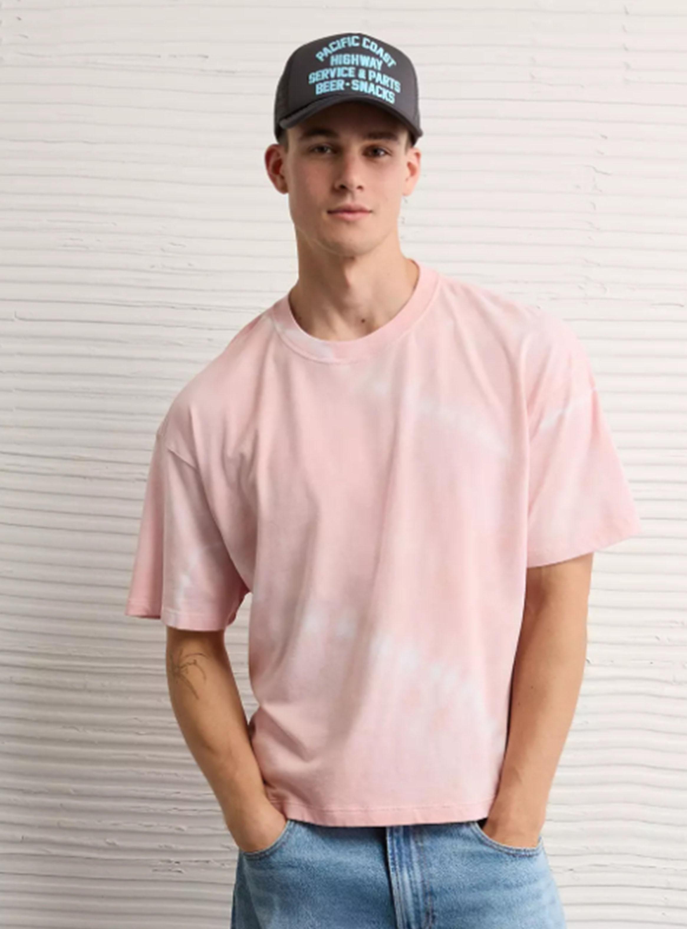 Polera AE Boxy Sueded Manga Corta-0
