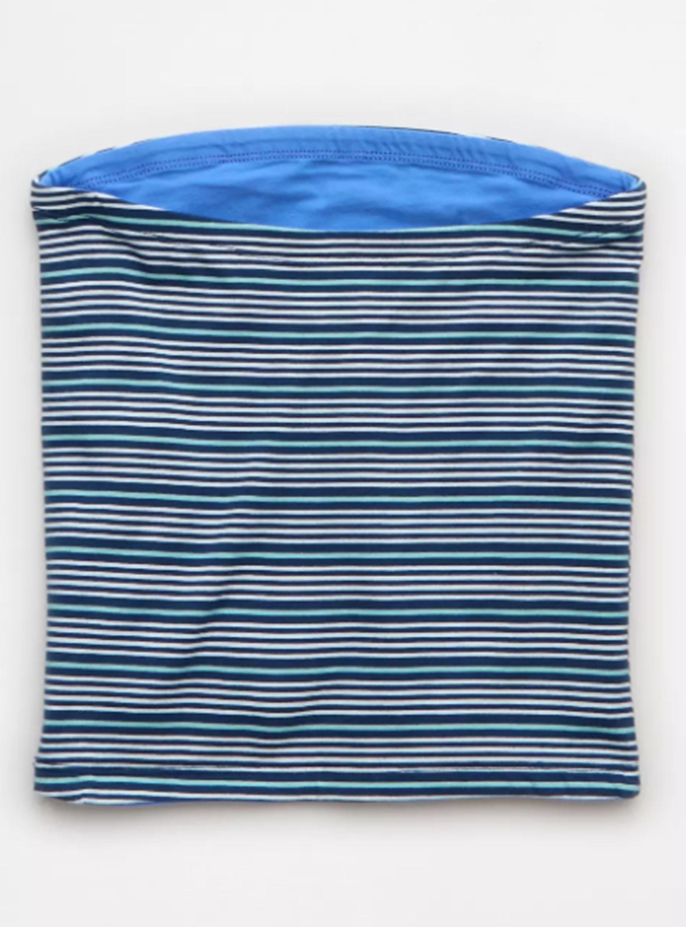 Top Ae Strapless Rayado-4
