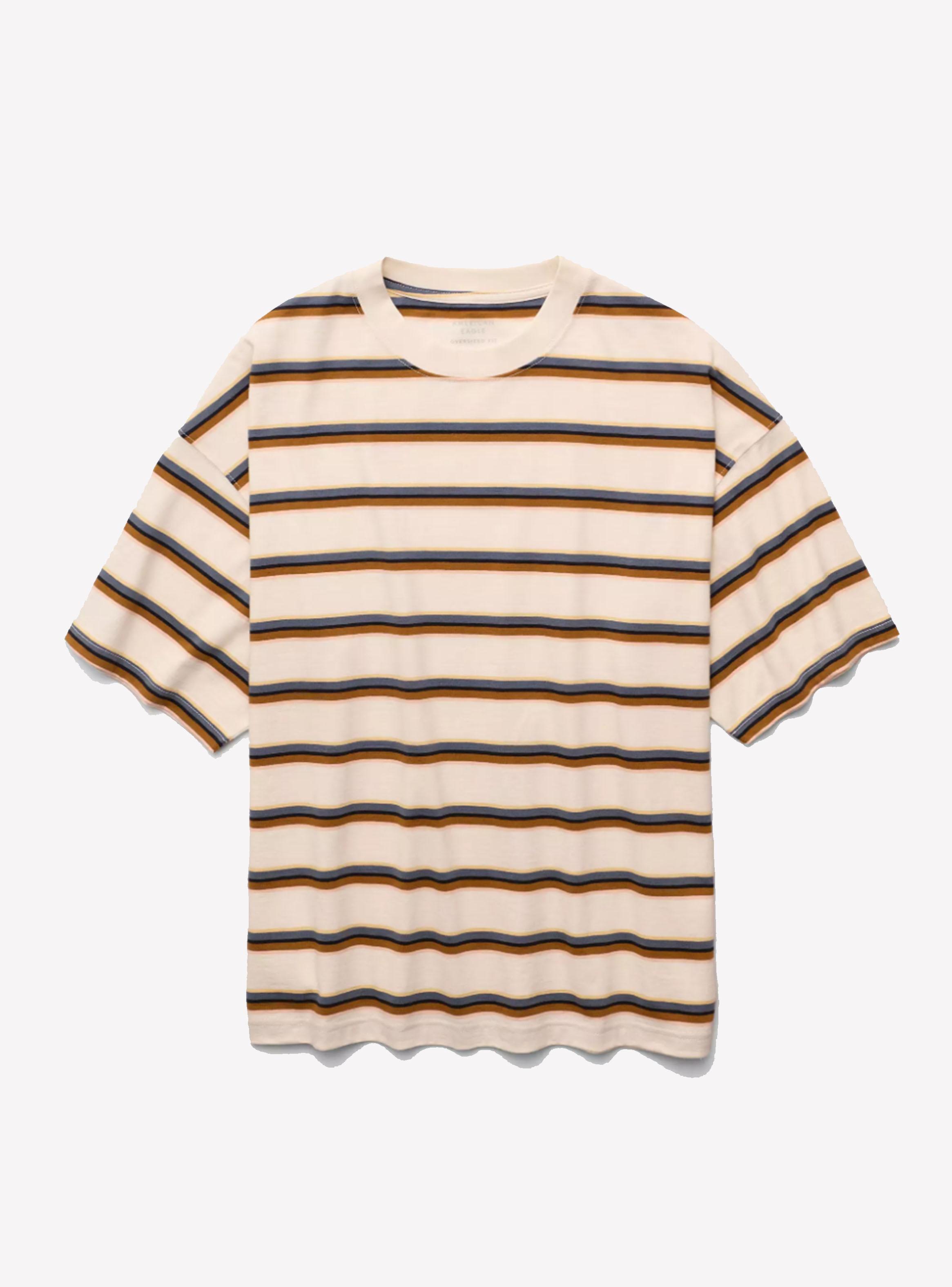 Polera AE Fit Relax Rayada-2