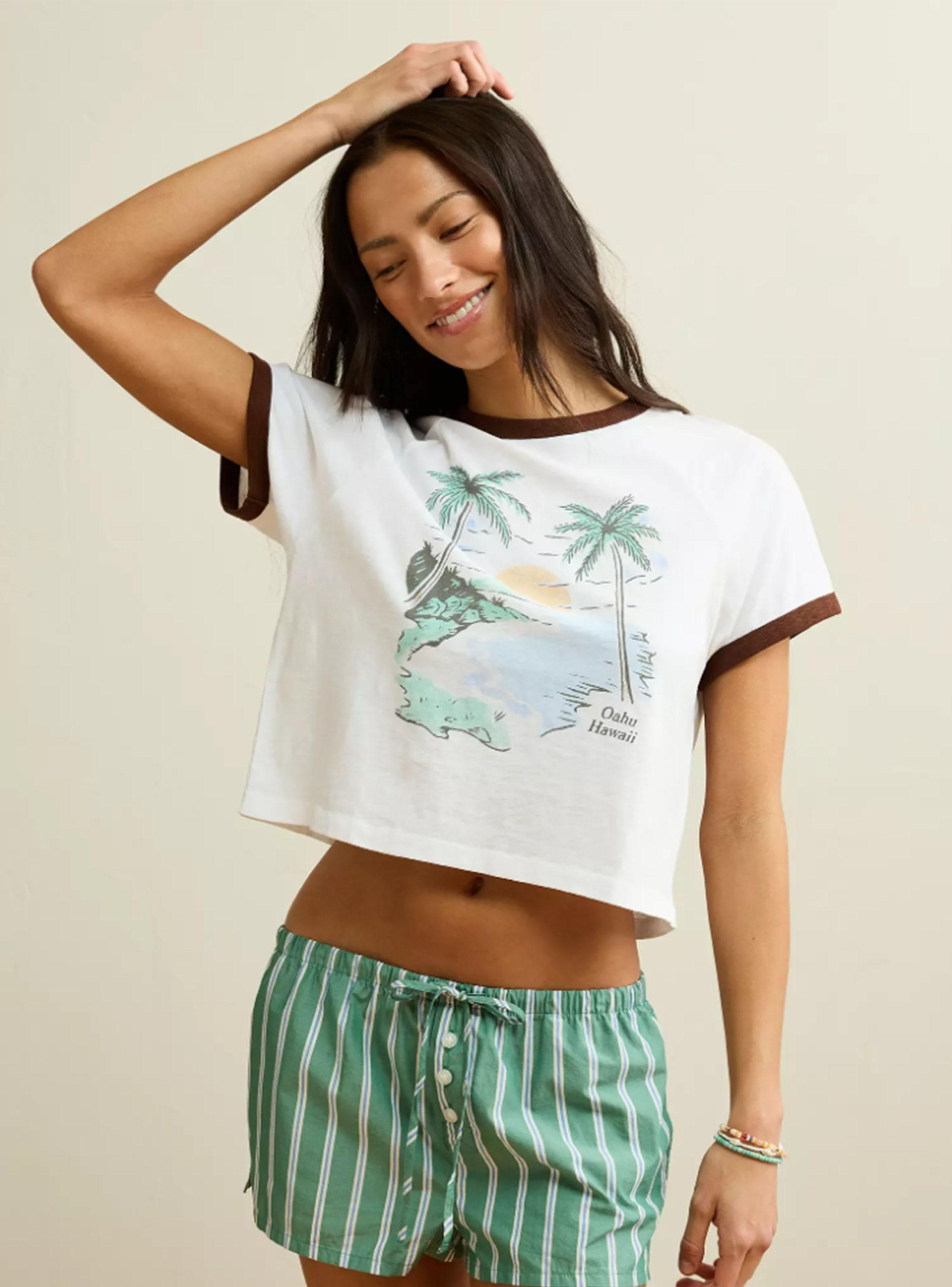 Polera Ae Hey Baby Slub-0